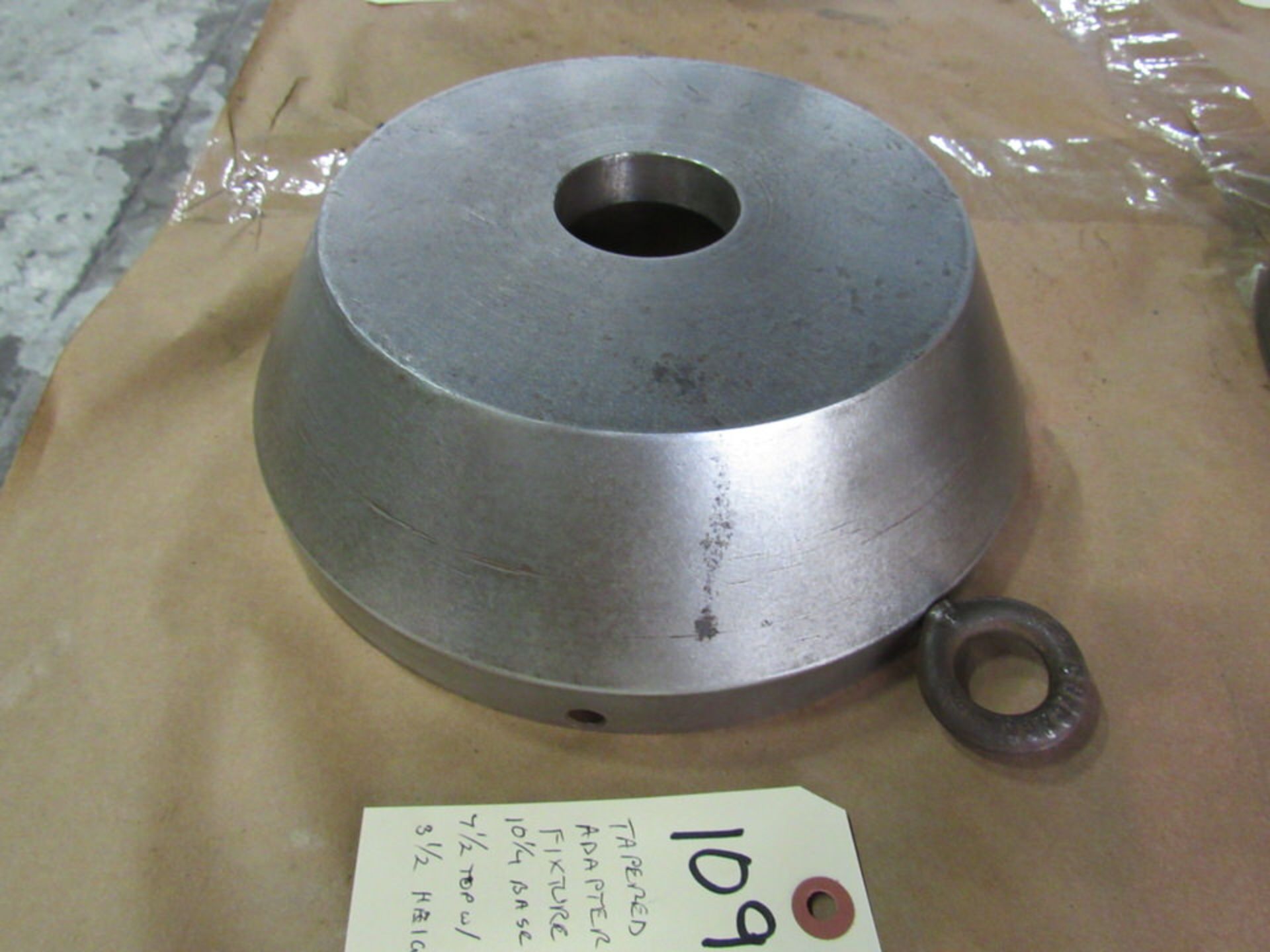 Tapered Adapter Fixture, 10-1/4" base with 4-1/2" hole, 7-1/2" top with 2-1/8" hole, 3-1/2" - Image 2 of 4