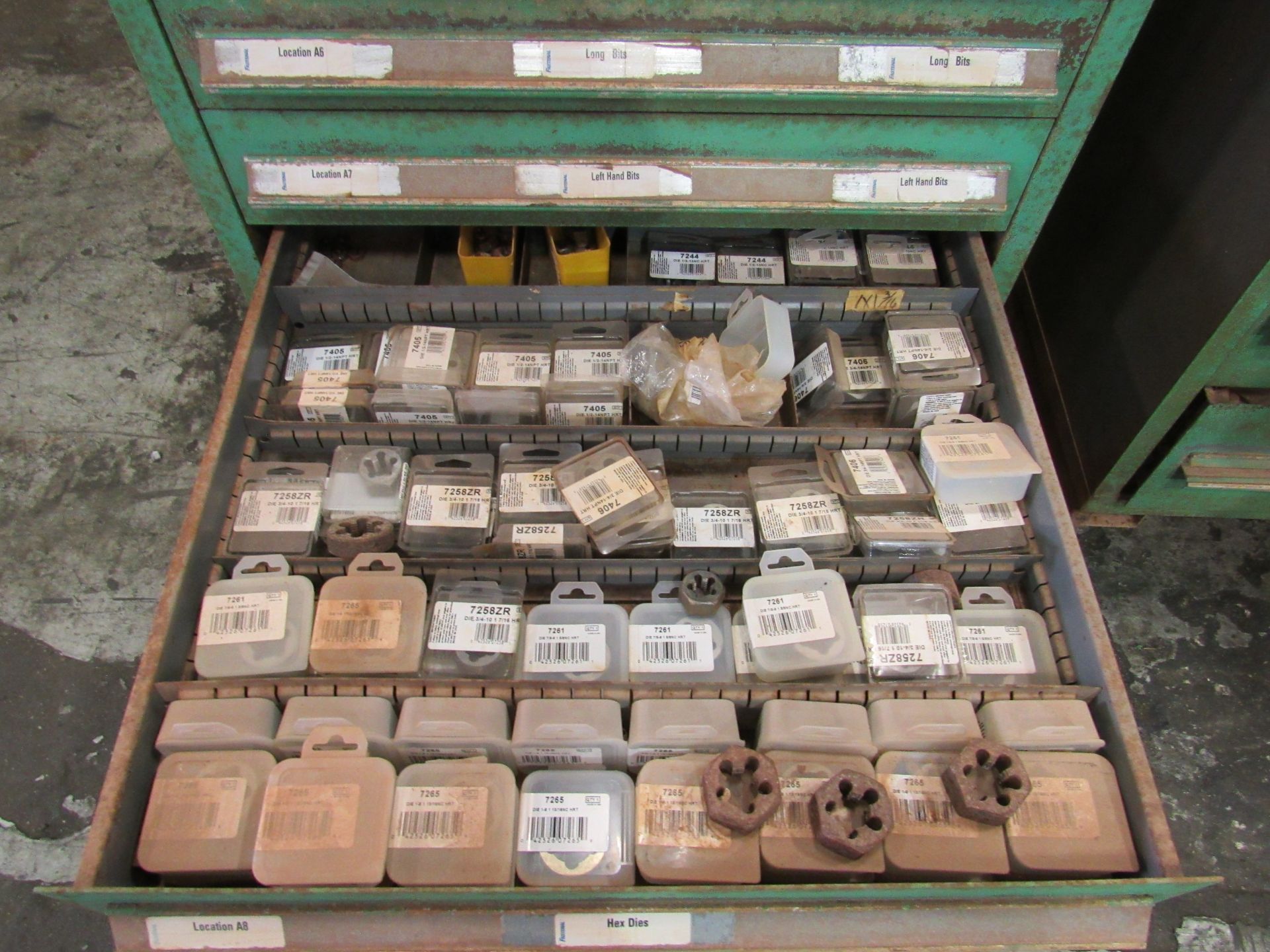 Maintenance Room Cabinet, 10 drawers (Some drawers labled, not readable from photos) Note: Some - Image 9 of 11