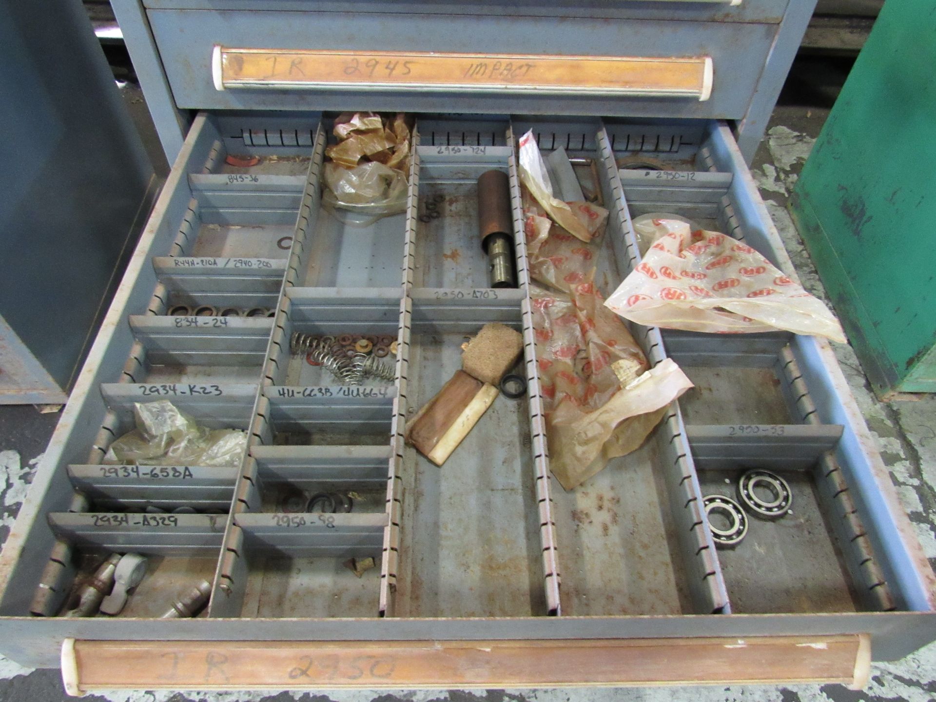 Maintenance Room Cabinet, 12 drawers (Some drawers labled, not readable from photos) Note: Content - Image 9 of 13