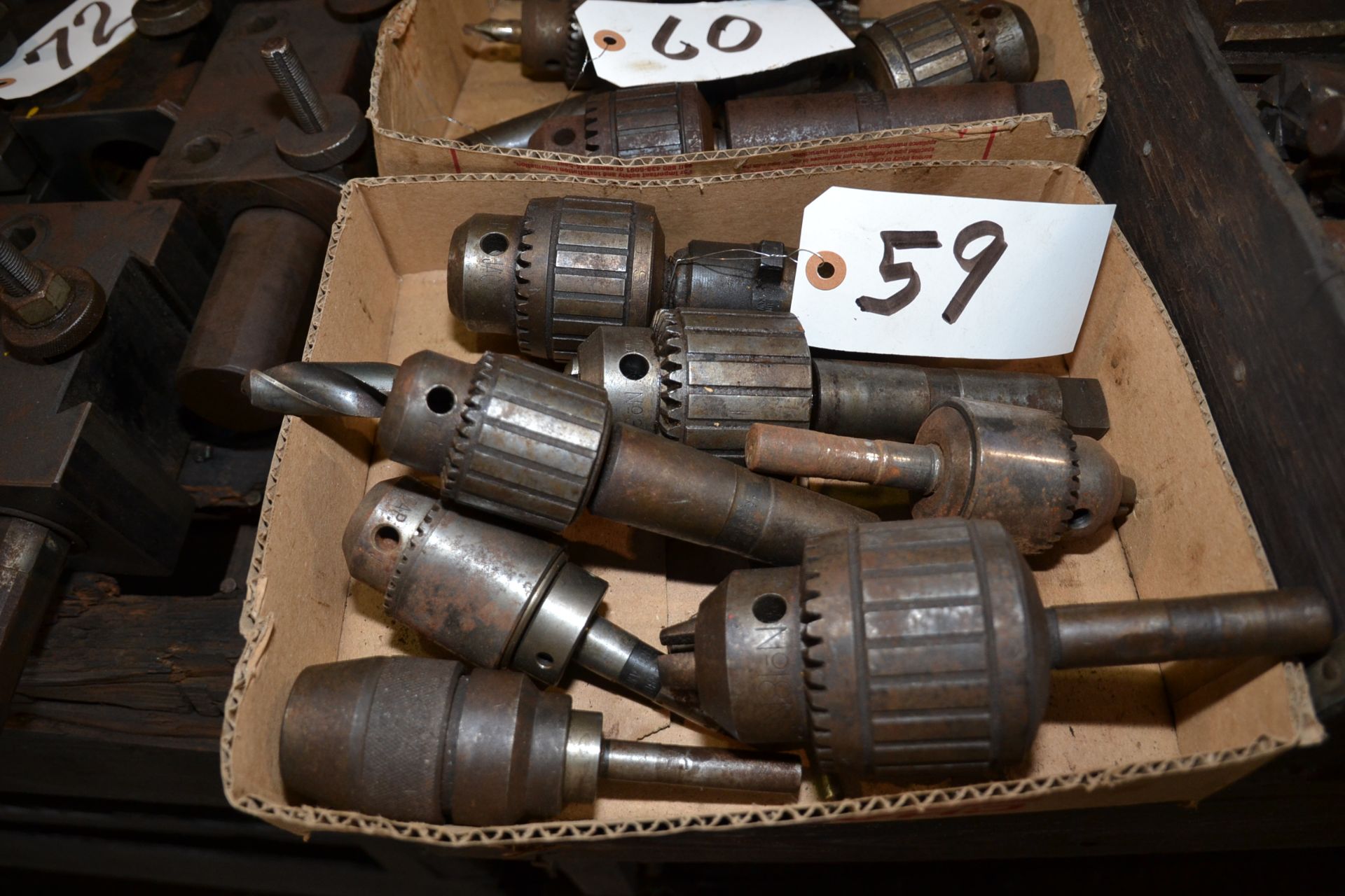 LOT (7) JACOBS DRILL CHUCKS (LOCATION: 2622 Martinville Dr, Houston TX 77017)