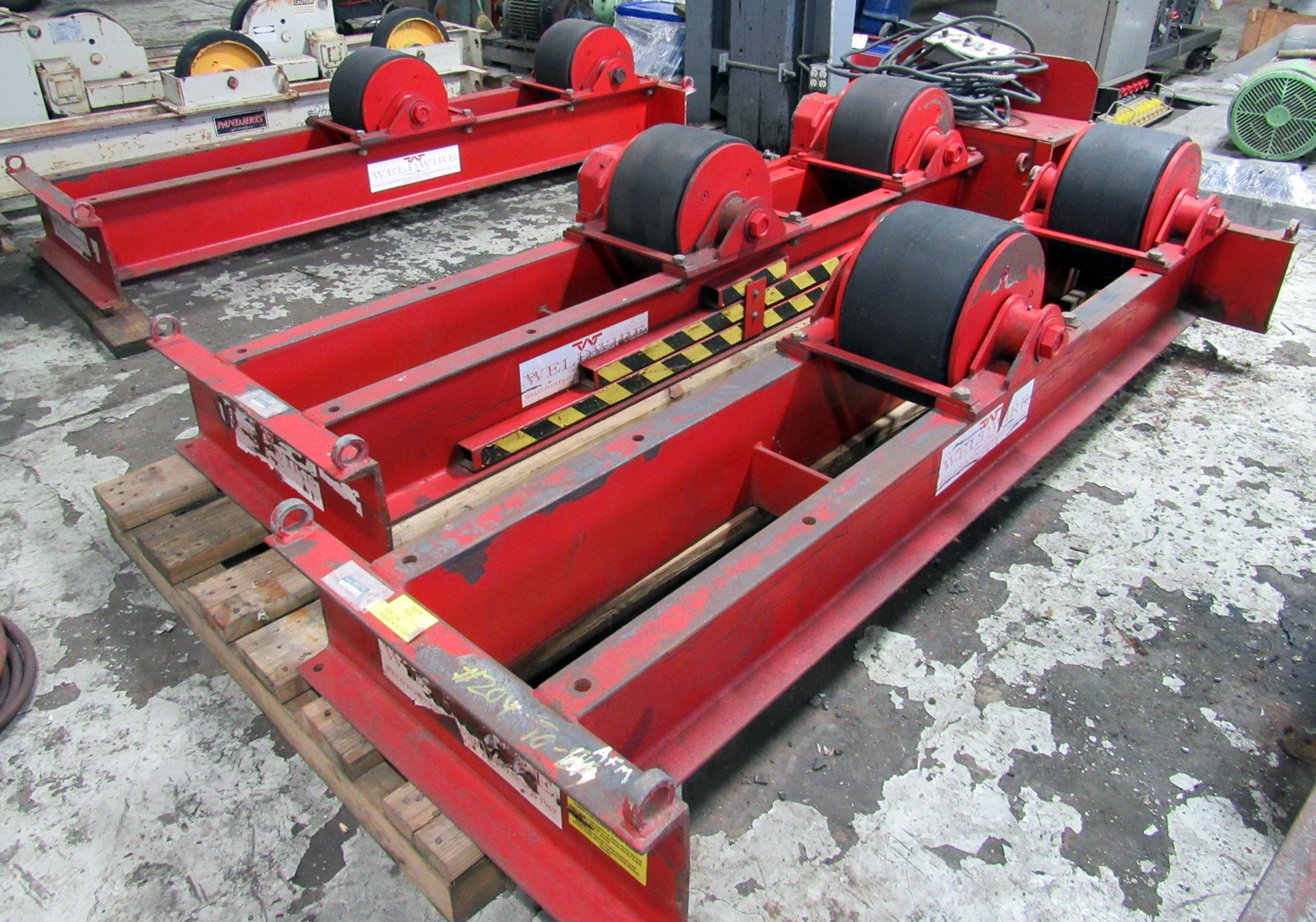 20 Ton Weldwire Model 20ST Welding Turning Rolls Set with Extra Idler Unit, 40,000 lb. cap. per set, - Image 2 of 7