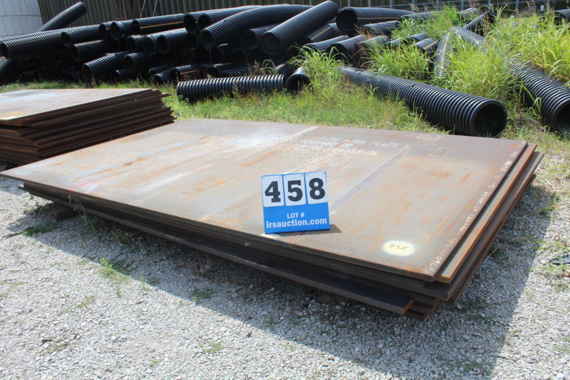 (10) 125" X 97" X 1" CARBON STEEL PLATES (Location: 5202 West Channel Rd, Catoosa, OK 74015)