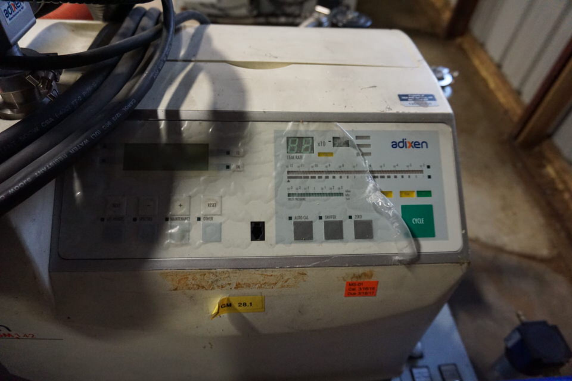 ADIXEM HELIUM LEAK DETECTOR MDL:ASM142 (Location: 903 Blue Starr, Claremore, OK 74017) - Image 2 of 5