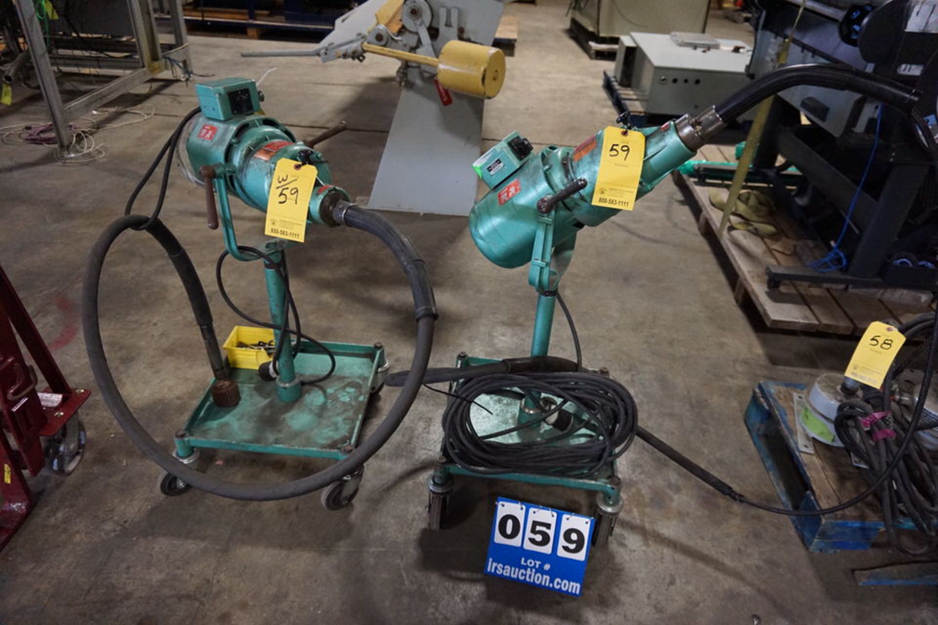 (2) SCHNER ELEC FLEX GRINDERS/ SANDERS MDL:DKM-7 (Location: 903 Blue Starr, Claremore, OK 74017)