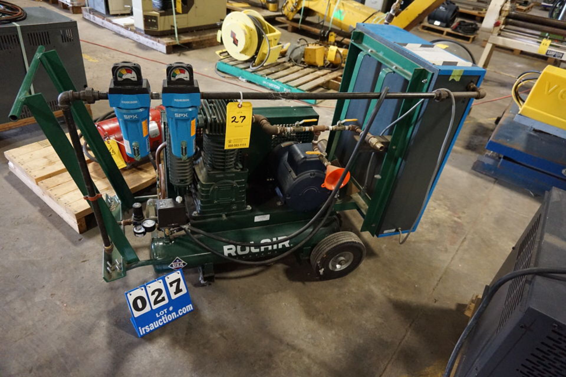 ROLAIR PORTABLE AIR COMPRESSOR, MDL: 5230K30-0095, 5HP (Location: 903 Blue Starr, Claremore, OK