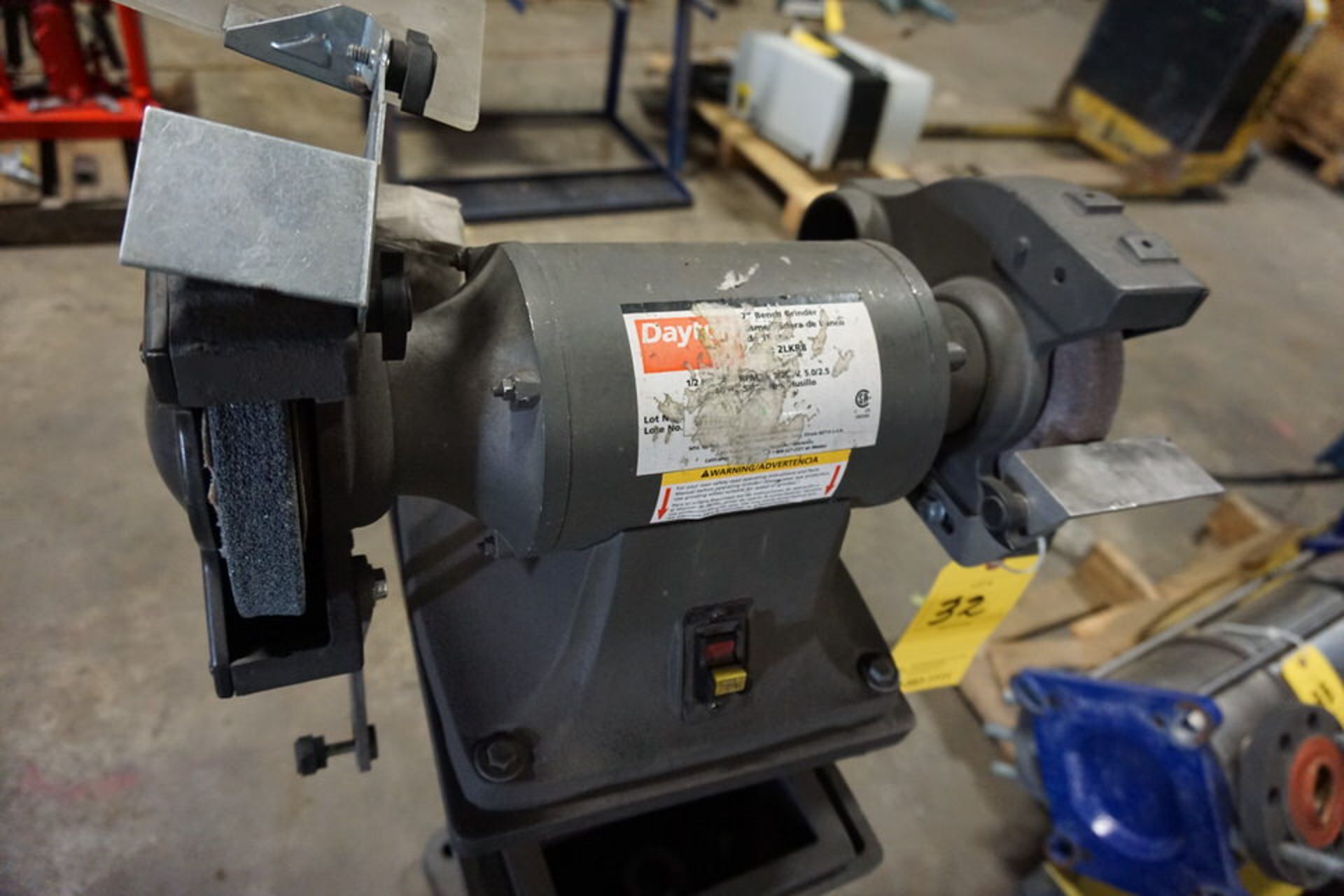 DAYTON 7" PEDESTAL GRINDER MDL: 2LKR8 (Location: 903 Blue Starr, Claremore, OK 74017) - Image 2 of 2