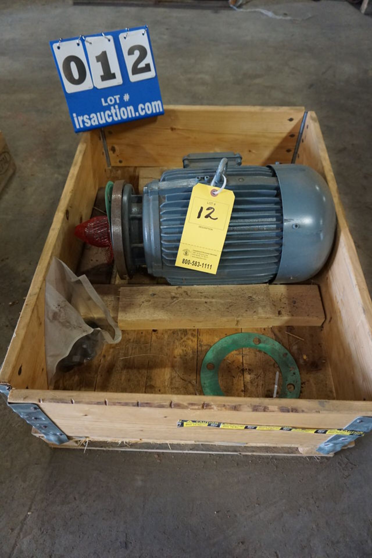 EMOD ELECTRIC MOTOR, TYPE:HEFIF2-132M/4 (Location: 903 Blue Starr, Claremore, OK 74017)