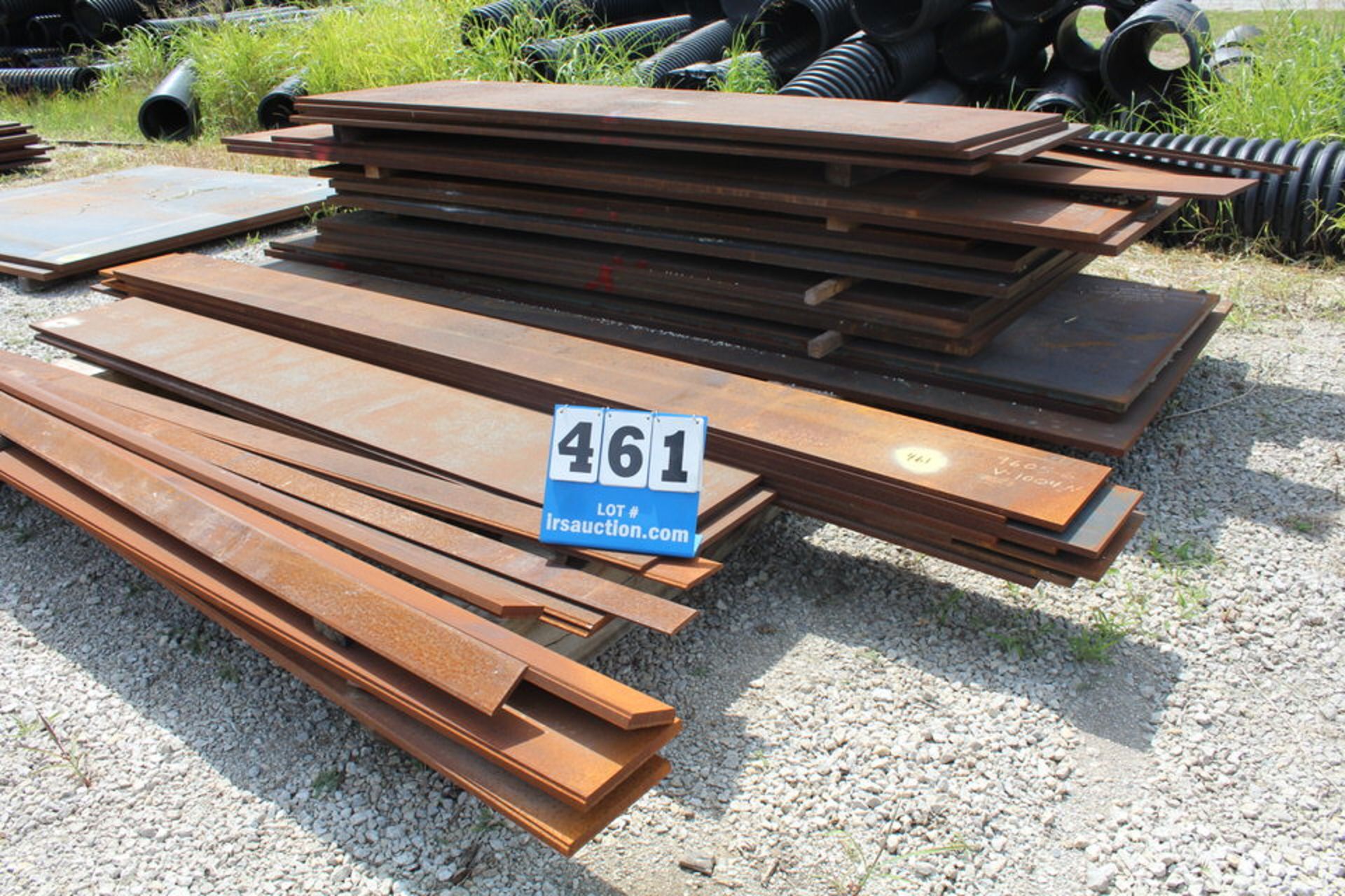 ASST 1/2" - 1 1/4" CARBON STEEL PLATES (Location: 5202 West Channel Rd, Catoosa, OK 74015)