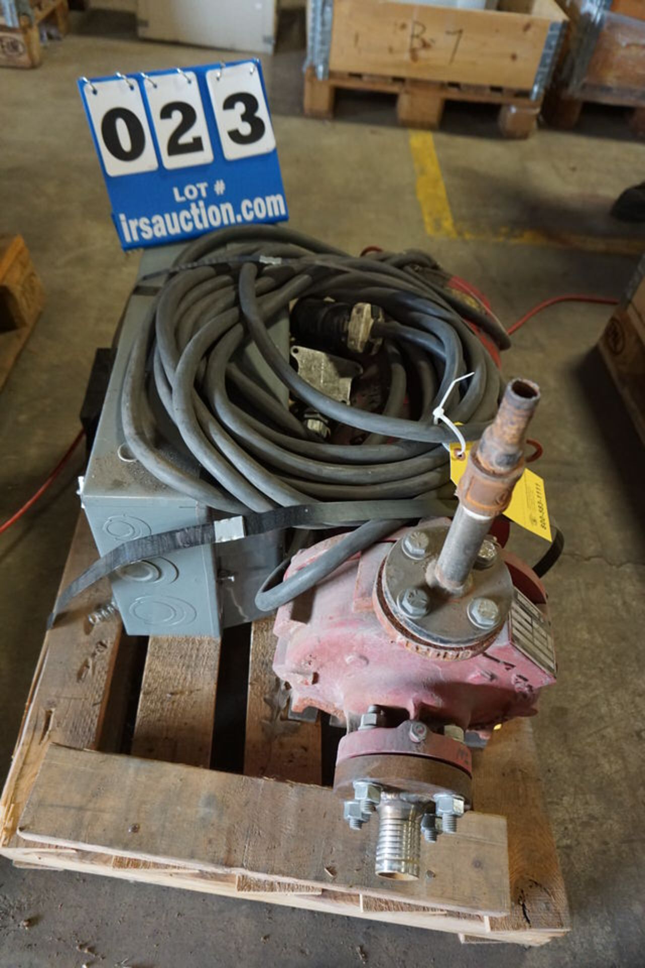 ARMSTRONG WATER PUMP, TYPE:1.5 X1X8 (Location: 903 Blue Starr, Claremore, OK 74017)