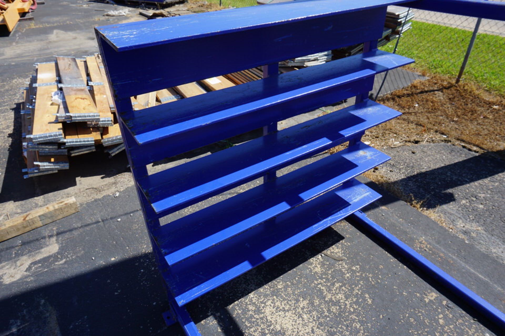 HD STEEL SHEET METAL RACK, APPROX:4'D X 10'W X 4'T (Location: 903 Blue Starr, Claremore, OK 74017) - Image 2 of 2