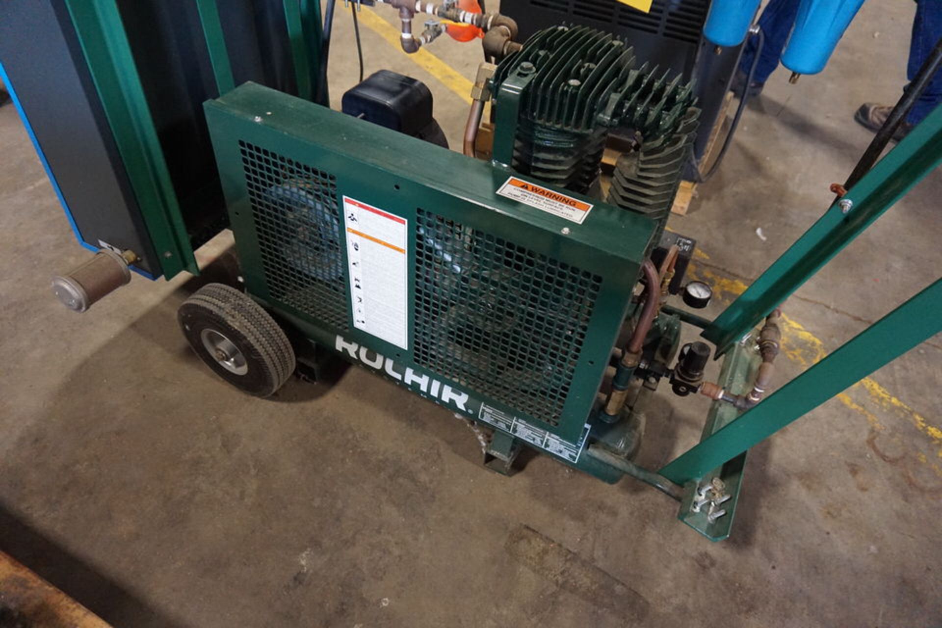 ROLAIR PORTABLE AIR COMPRESSOR, MDL: 5230K30-0095, 5HP (Location: 903 Blue Starr, Claremore, OK - Image 3 of 4