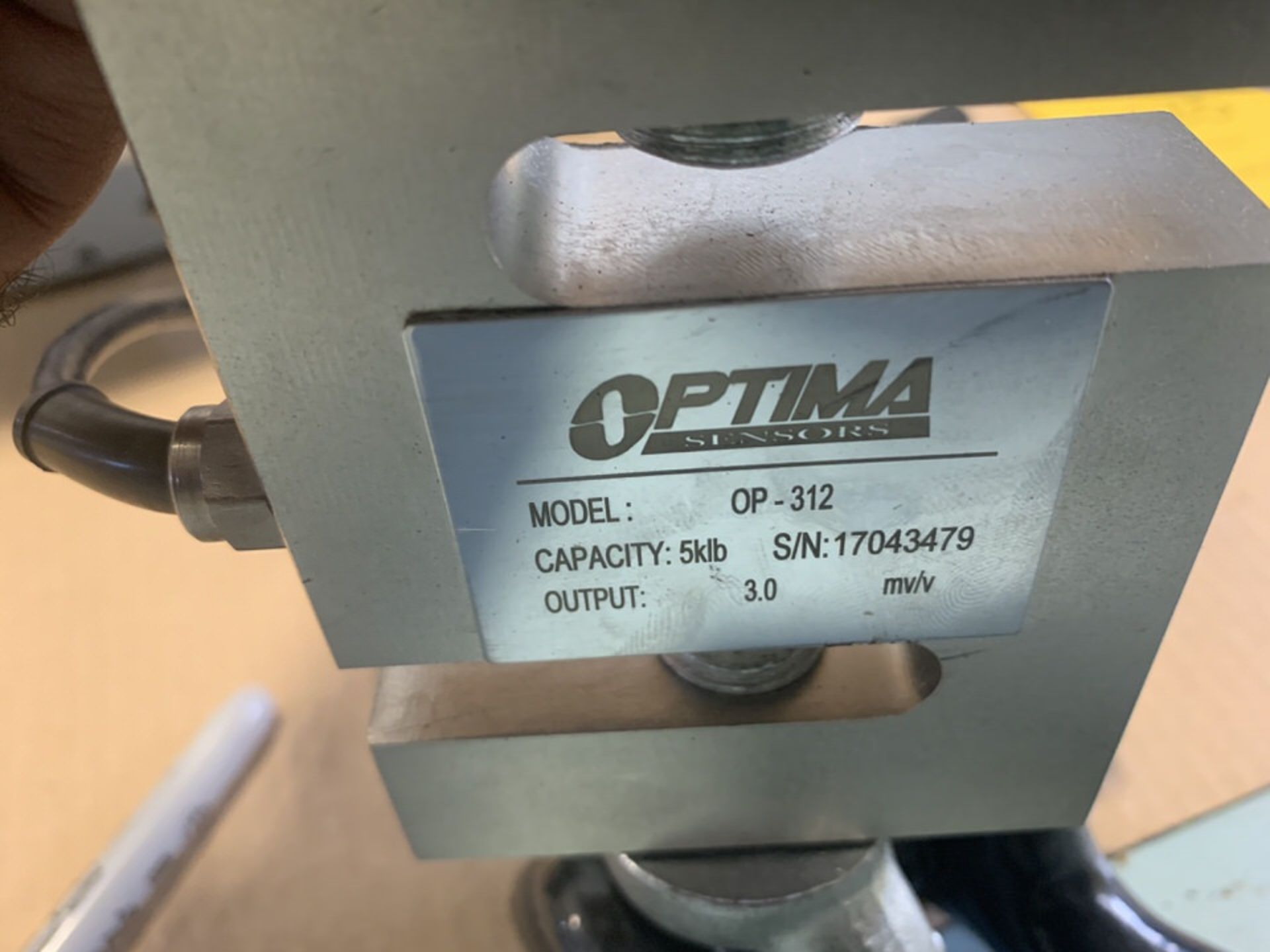 Optima Model OP-312 5000 lb. Capacity Crane Scale with Optima Model OP-901A Digital Weight - Image 3 of 3