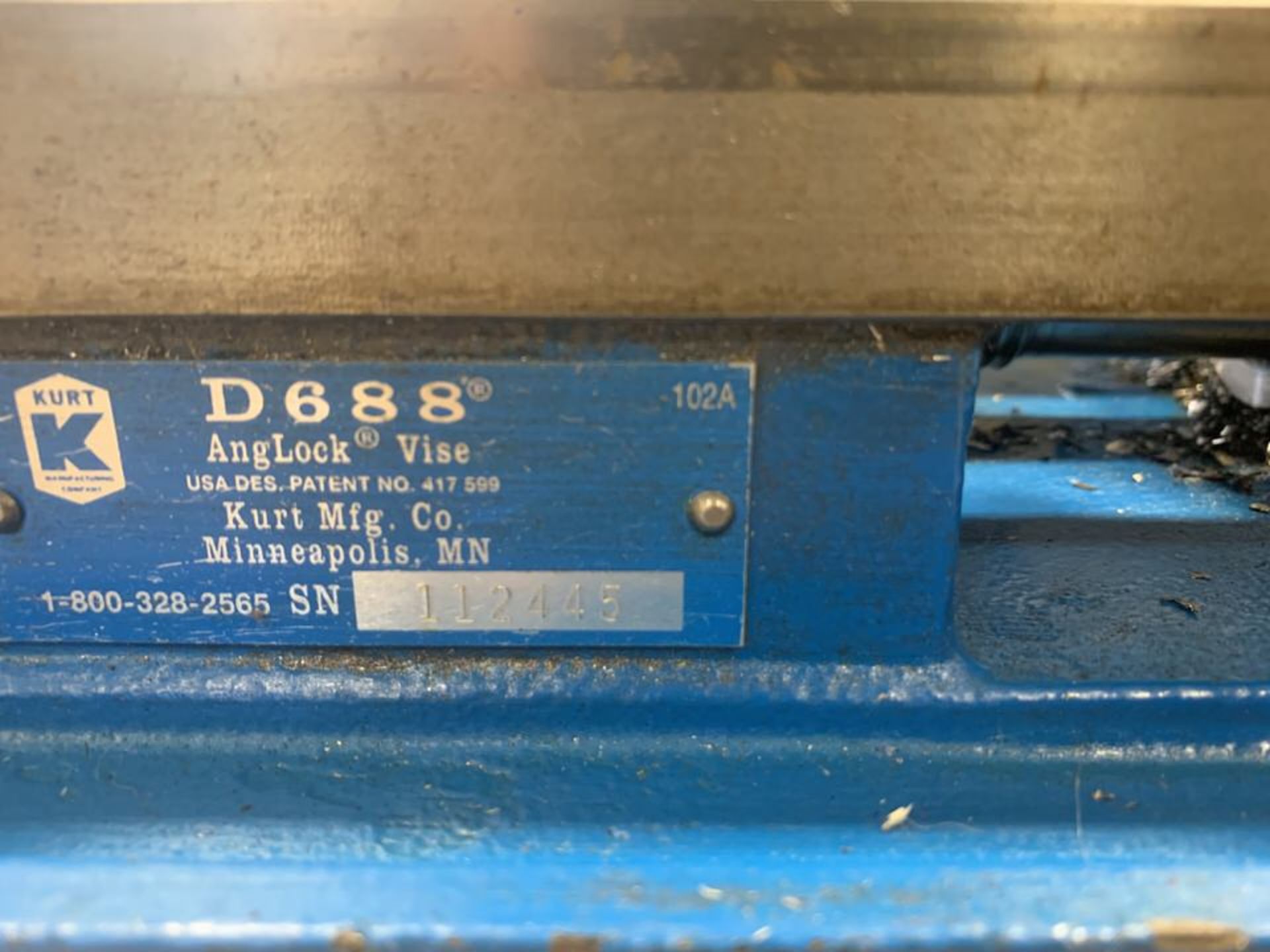 Kurt Model D688 Machine Vise - Image 2 of 3