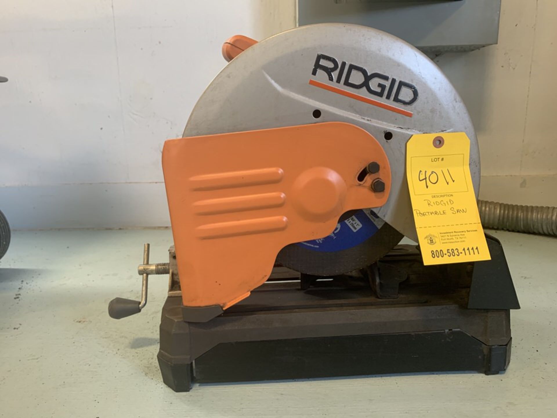 14" Ridgid Model R4141 Portable Abrasive Cut-Off Saw