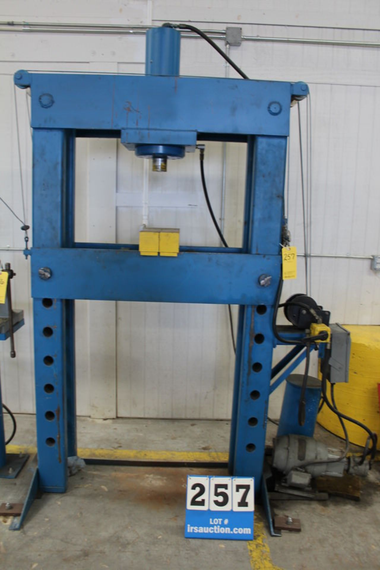 APPROX 50T H FRAME PRESS W/ CLAMPING ATTC