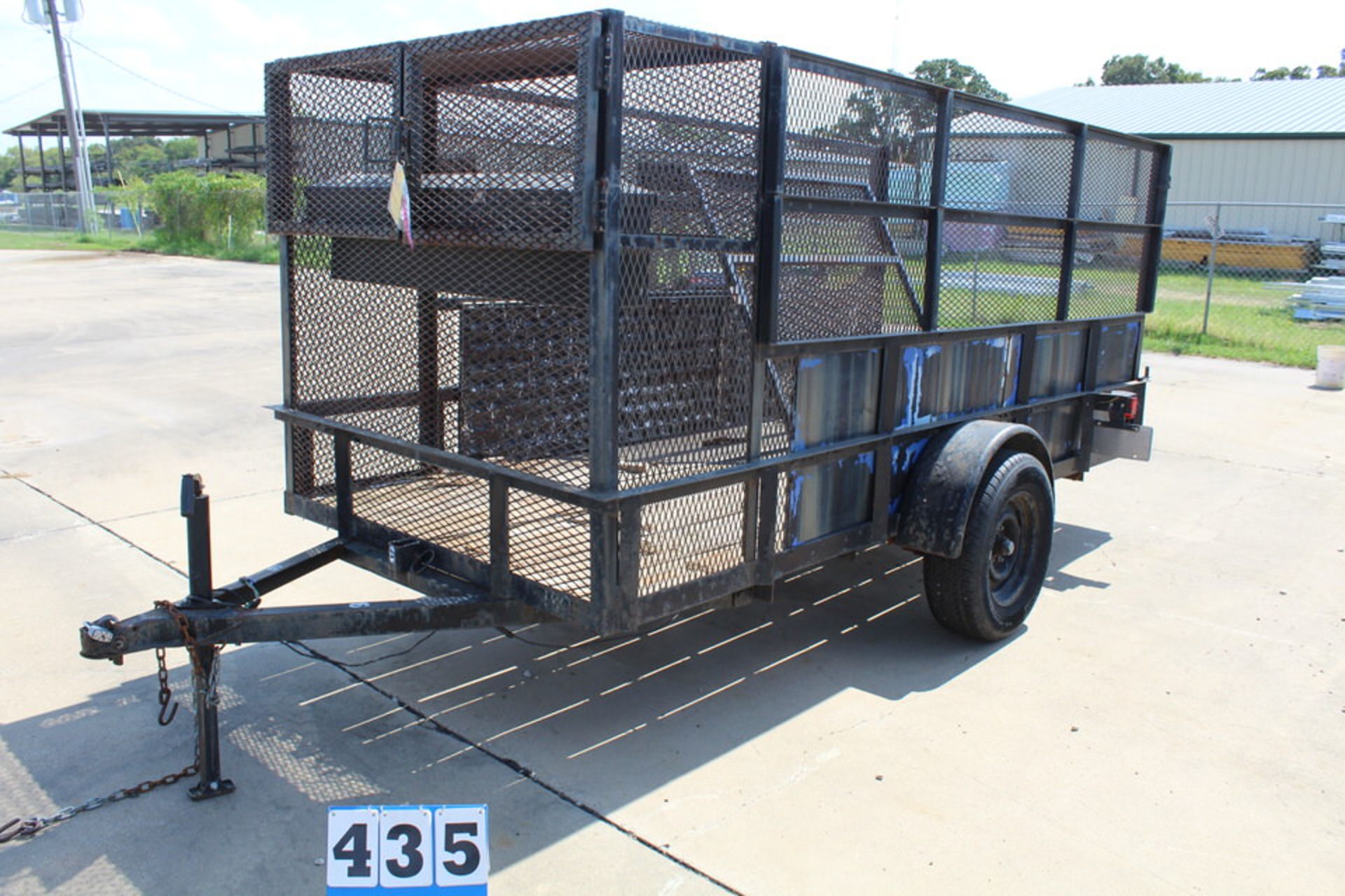 12' CAGED UTILITY TRAILER