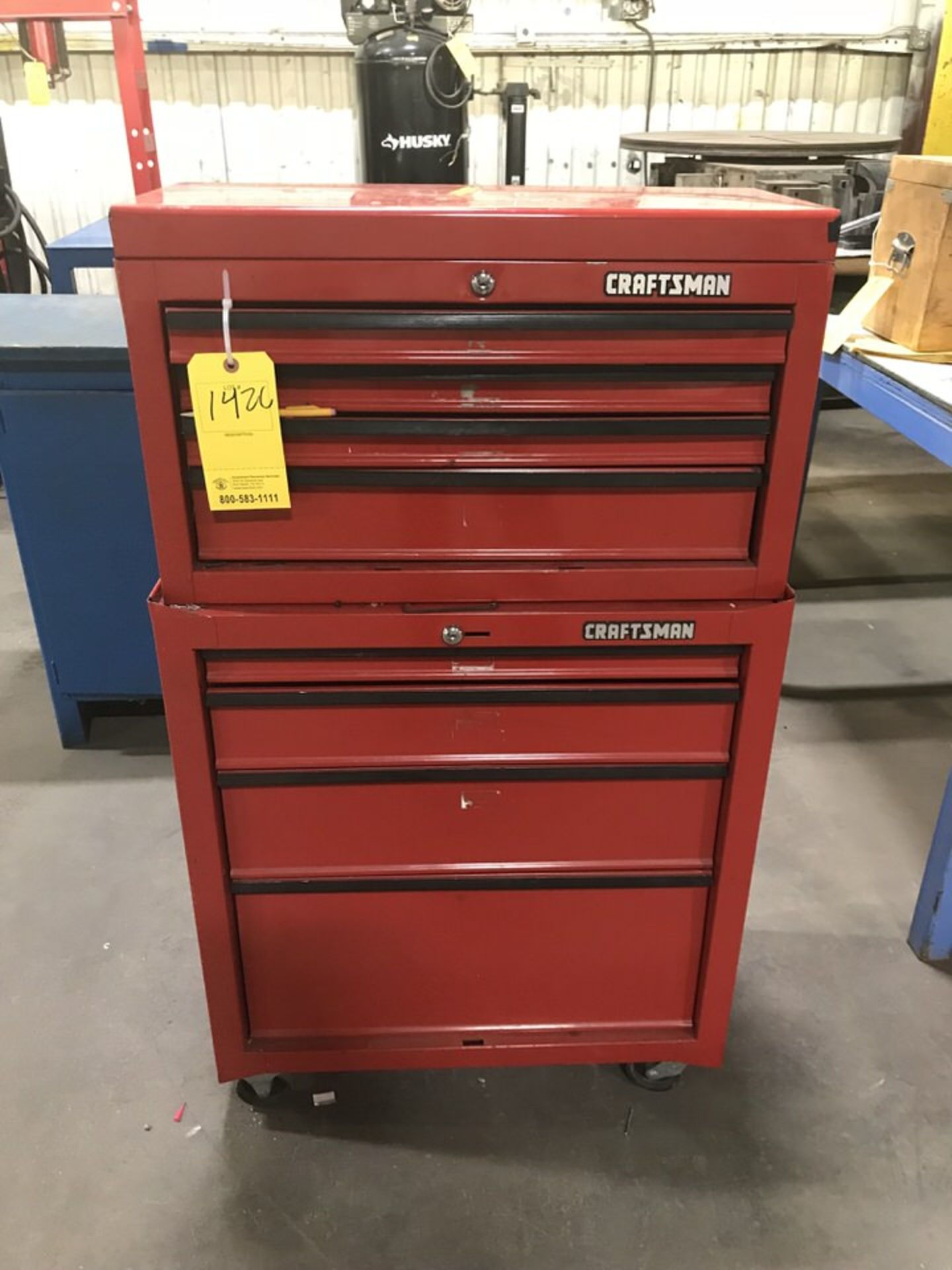 Craftsman 7 Drawer Tooling Cabinet (LOCATION: 3421 N SYLVANIA, FT WORTH, TX, 76111)