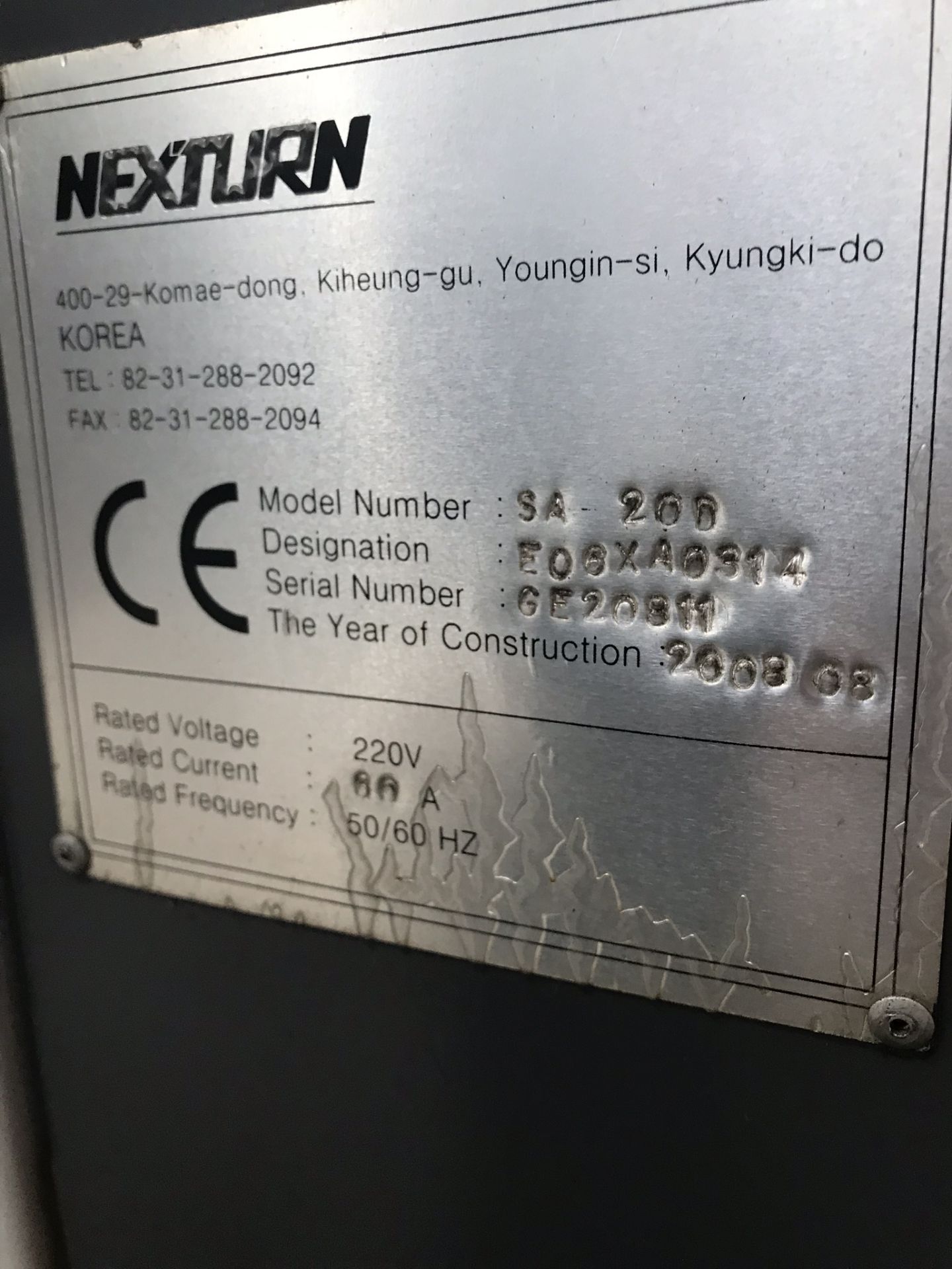 2008 Nexturn SA20D Swiss Type Automatic Lathe, Spindle Hole Dia: .7874”, 7 Axis, Rpm:8,000, - Image 6 of 7