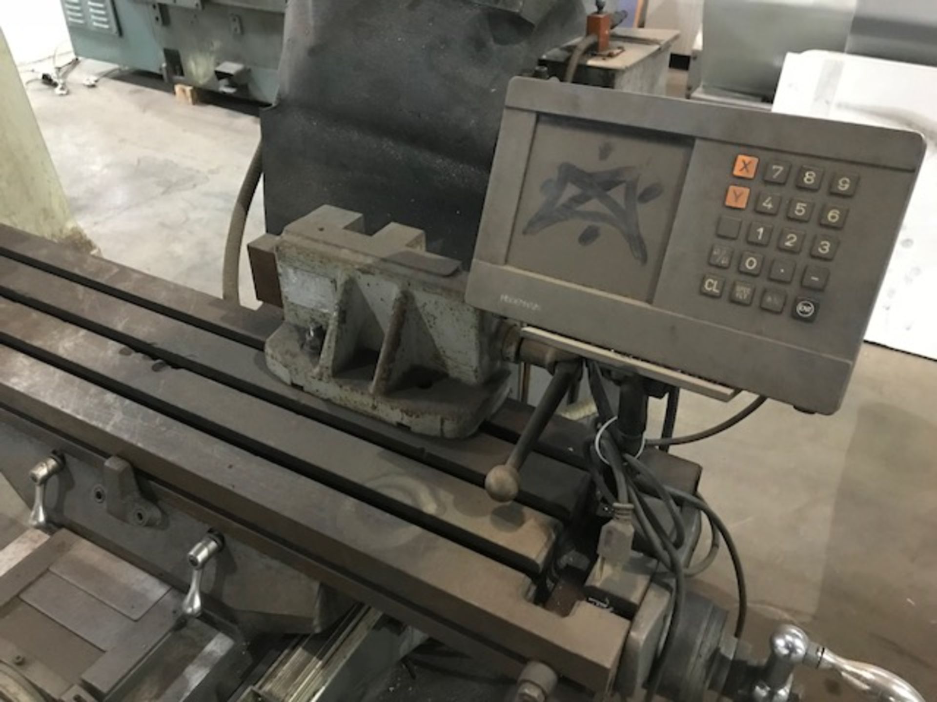 Sharp Milling Machine, Table: 9” x 42”, 5” Quill, RPM- 60-4500, heidenhain DRO (LOCATION: 3421 N - Image 5 of 5