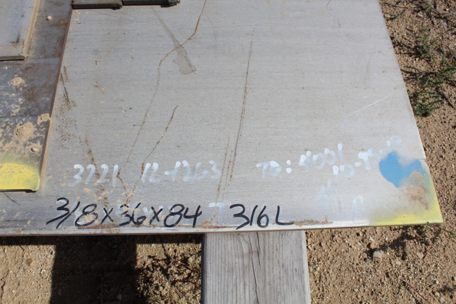 ASSORT SIZE: 3/8" SS, #316L PLATE (LOCATION: 4081 EASTSIDE HWY, STEVENSVILLE, MT, 59870) - Image 2 of 2