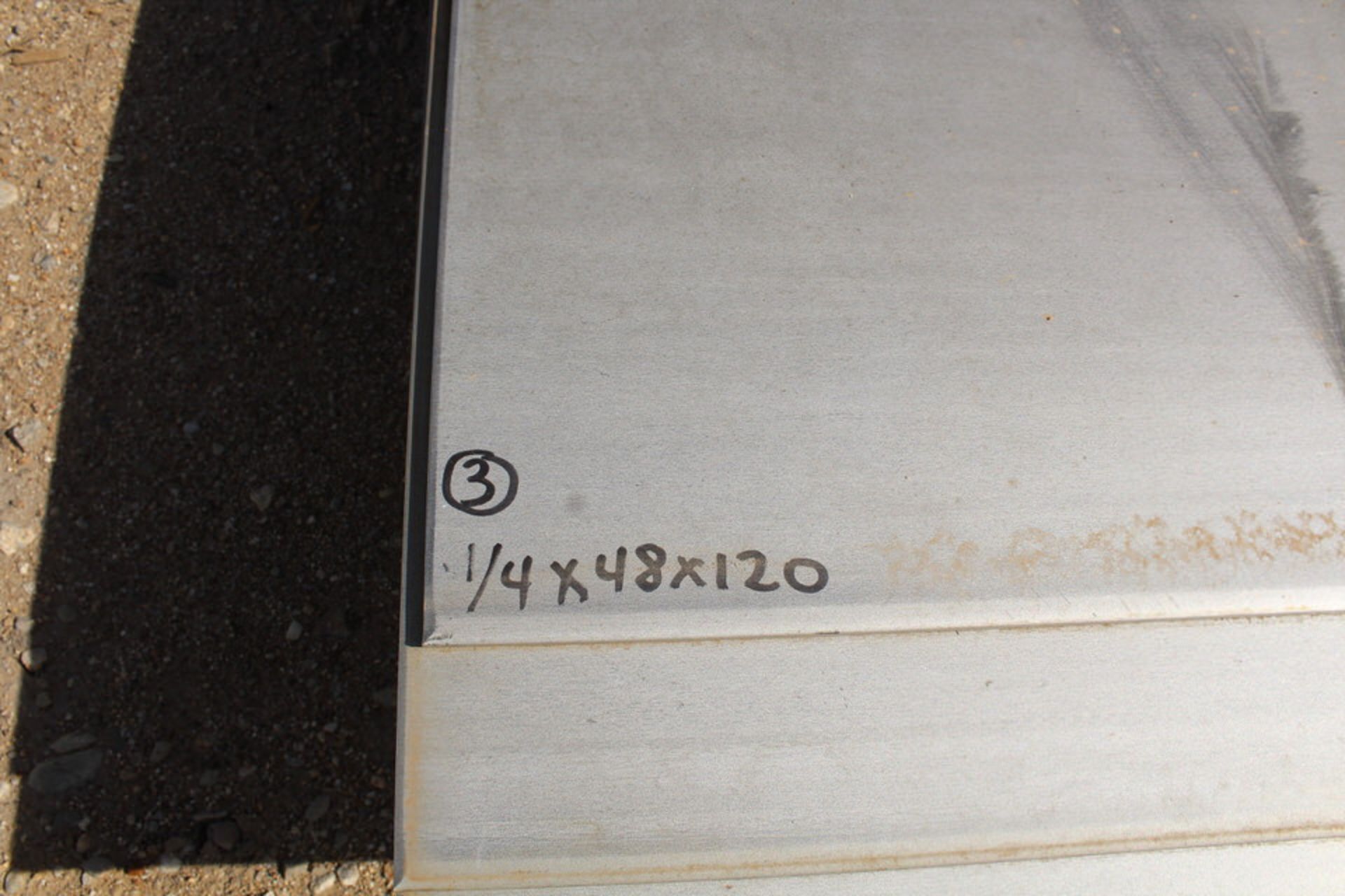 (3) SHEETS 1/4" X 48" X 120" SS (LOCATION: 4081 EASTSIDE HWY, STEVENSVILLE, MT, 59870) - Image 2 of 2