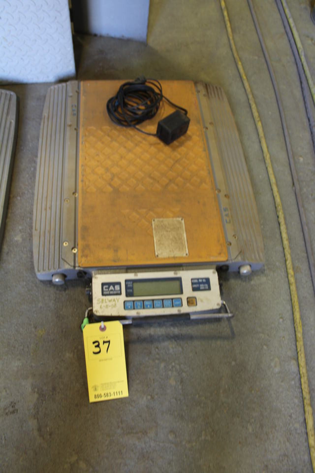 CAS ROAD WEIGHER . MDL:RW10L,, 20,000 LB CAP, 2' X 1', DIGITAL (LOCATION: 4081 EASTSIDE HWY,