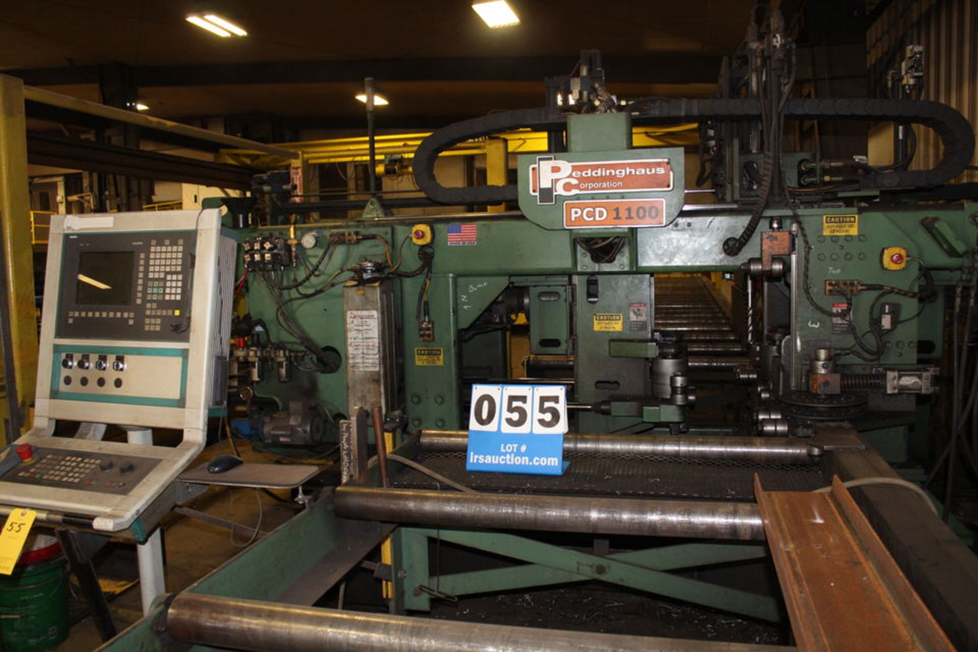 2006 PEDDINGHAUS PCD1100 BEAM DRILL W/ SIMIENS SINUMER I 5 CONTROL, HYDRAULIC CLAMPING (LOCATION: - Image 2 of 3