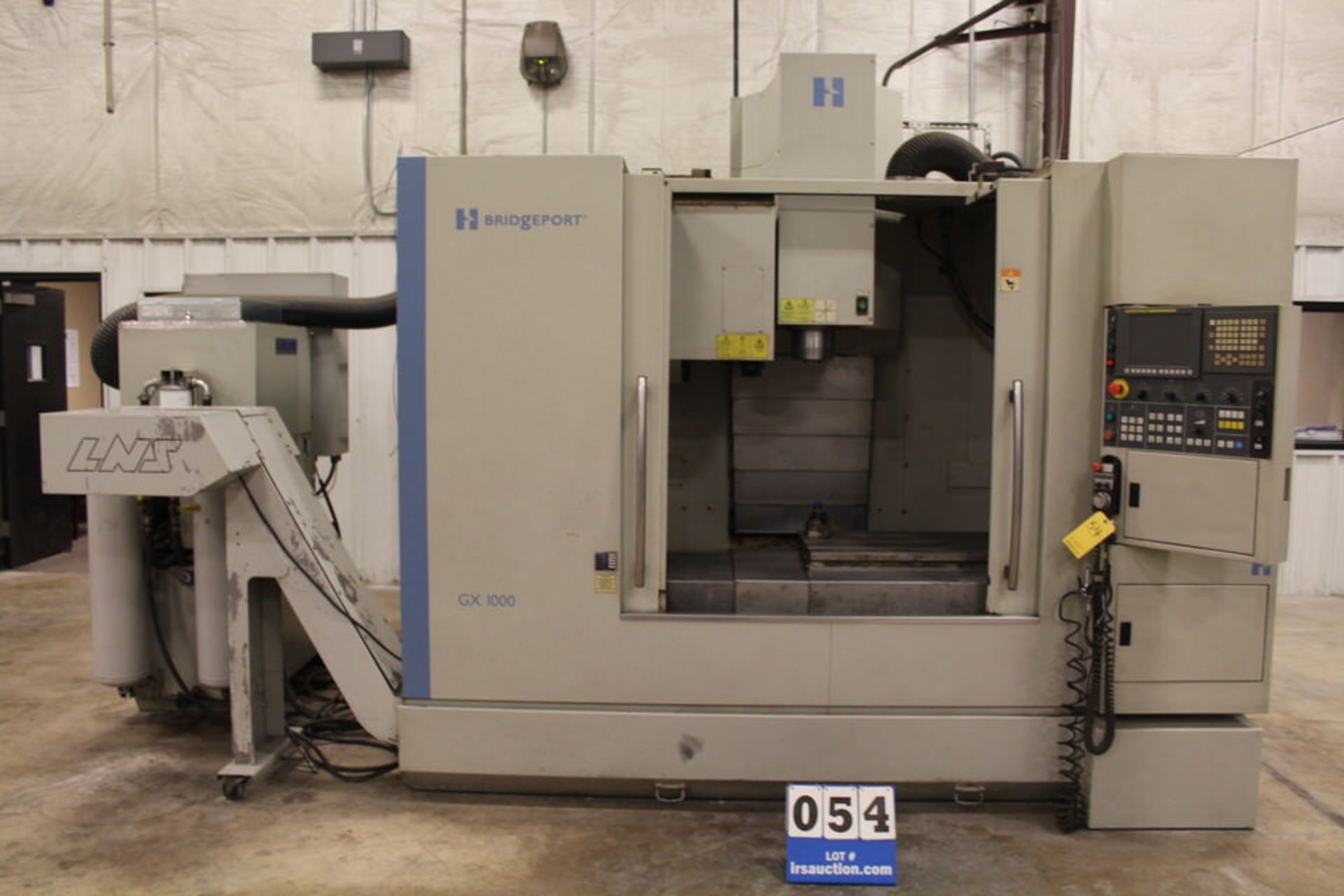 2011 HARDINGE/BRIDGEPORT GX1000 CNC VERTICAL MACHINING CENTER, HOURS: 823, 40"X 20"X 27" TRAVELS,