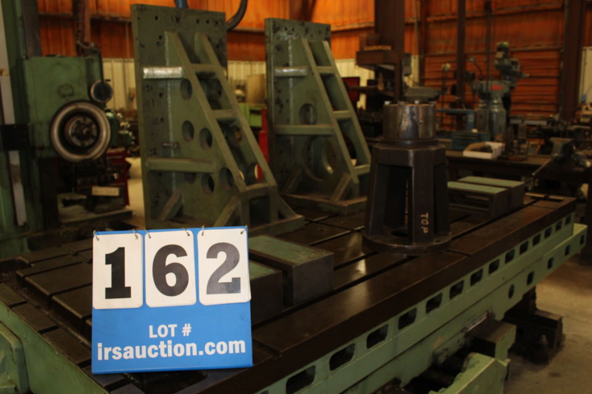 4" CONVENTIONAL GIDDINGS & LEW IS HORIZONTAL BORING MILL, W/ DRO W/ 4' X 8' TABLE - Image 2 of 6