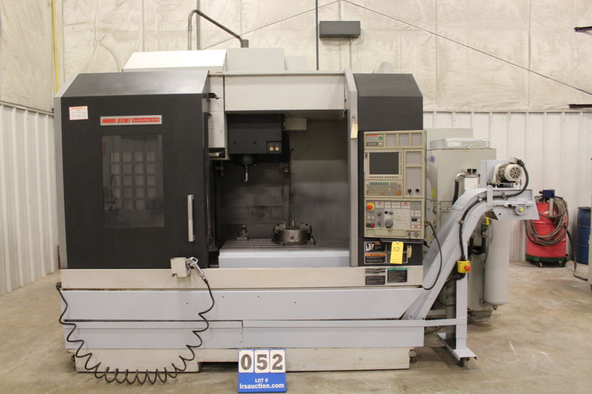 2010 MORI SEIKI DV5100 CNC VERTICAL MACHINING CENTER, CUTTING HOURS: 12,704, 40"X 20"X 20 " TRAVELS,