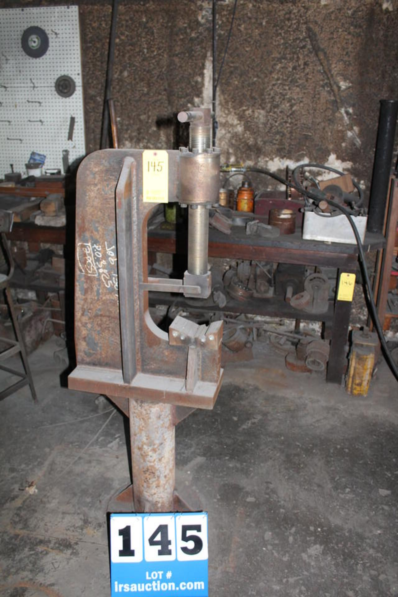 CRANK TYPE PRESS, PEDESTAL MOUNTED