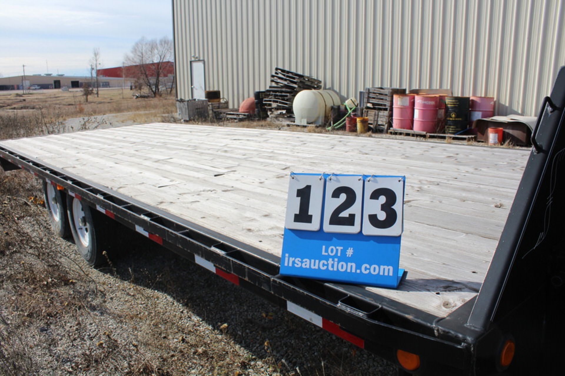 2014 PJ 21' GOOSENECK TRAILER, TANDEM AXEL, VIN:4P5FS2222E1215949 - Image 2 of 3