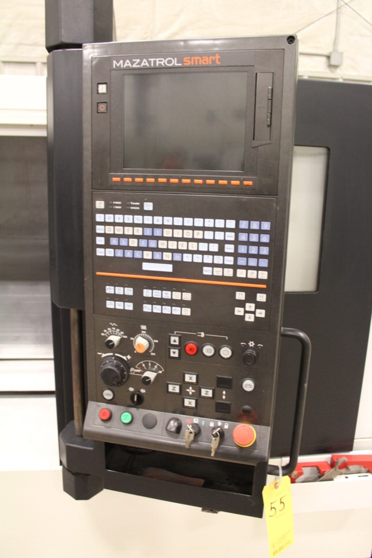 2014 MAZAK QT350M CNC LATHE, CUTTING HOURS: 1,653, 12" CHUCK, 60" CENTERS, FULL C AXIS MILLING, CHIP - Image 2 of 8