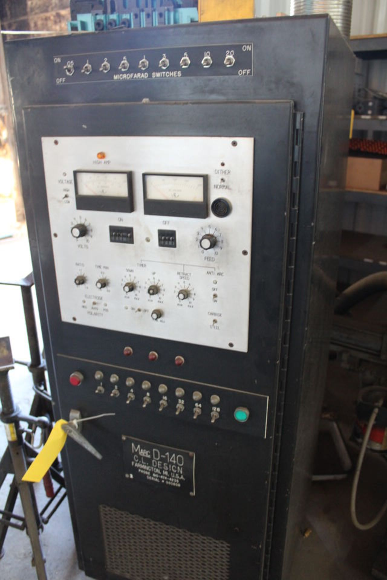 INGERSOLL 300 BRS EDM, W/ NEWALL BD700 CONTROLLER, MARC D 140 ELECTRODE CONTROLLER W/ TOOLING - Image 2 of 3