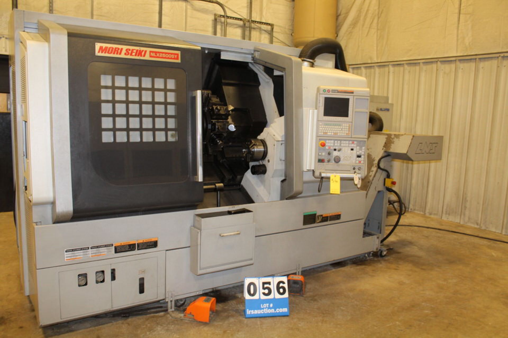 2012 MORI SEIKI NL2500SY CNC LATHE, CUTTING HOURS: 1,240, 10" CHUCK, Y AXIS MILLING, SUB SPINDLE
