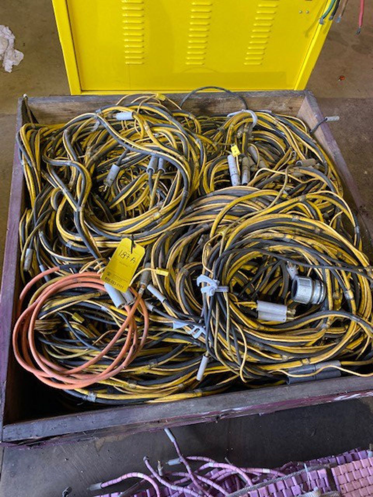 Lot of power cables