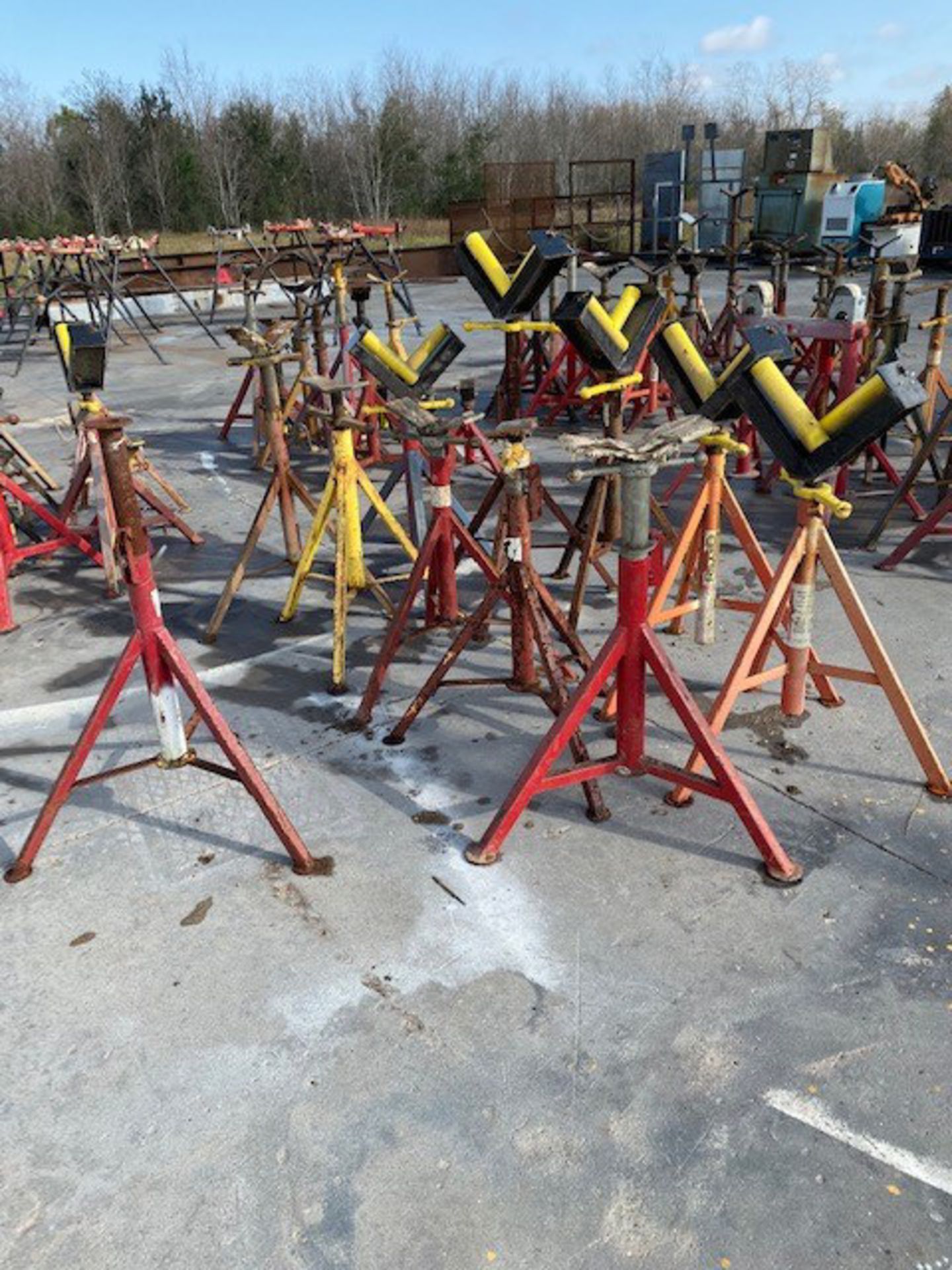 LOT: 10 Pipe Roller Stands