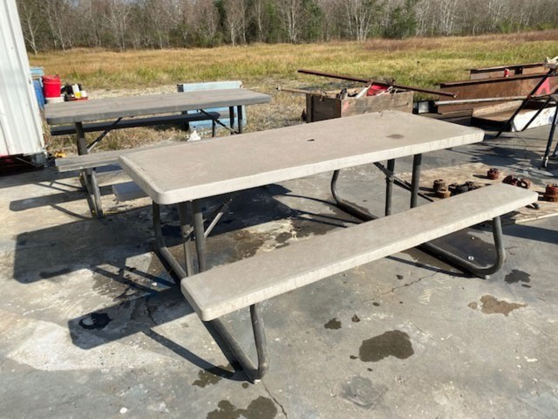 LOT: 2 Lunch Tables