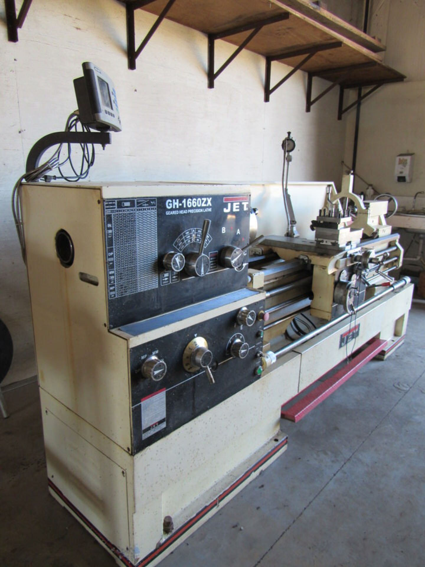 JET Model GH-1660-ZX Geared Head Gap Bed Engine Lathe, new 2009, 16” swing over bed, 10” over - Image 2 of 13