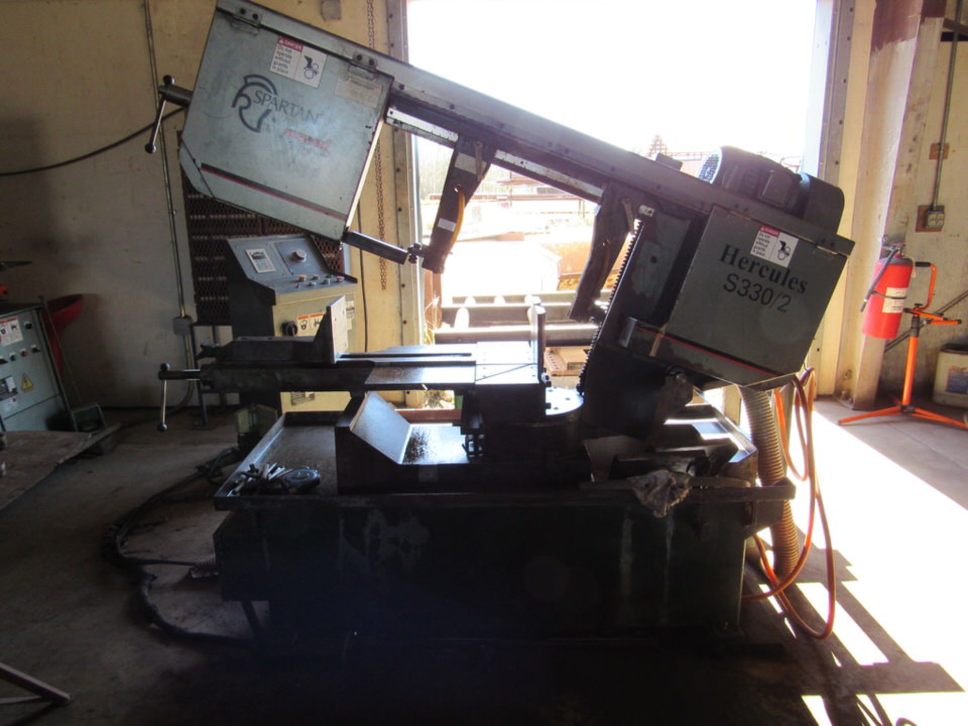 Marvel Spartan Hercules Model S330/2 Swivel Head High Speed Horizontal Bandsaw, new 2005, 12” x - Image 2 of 3