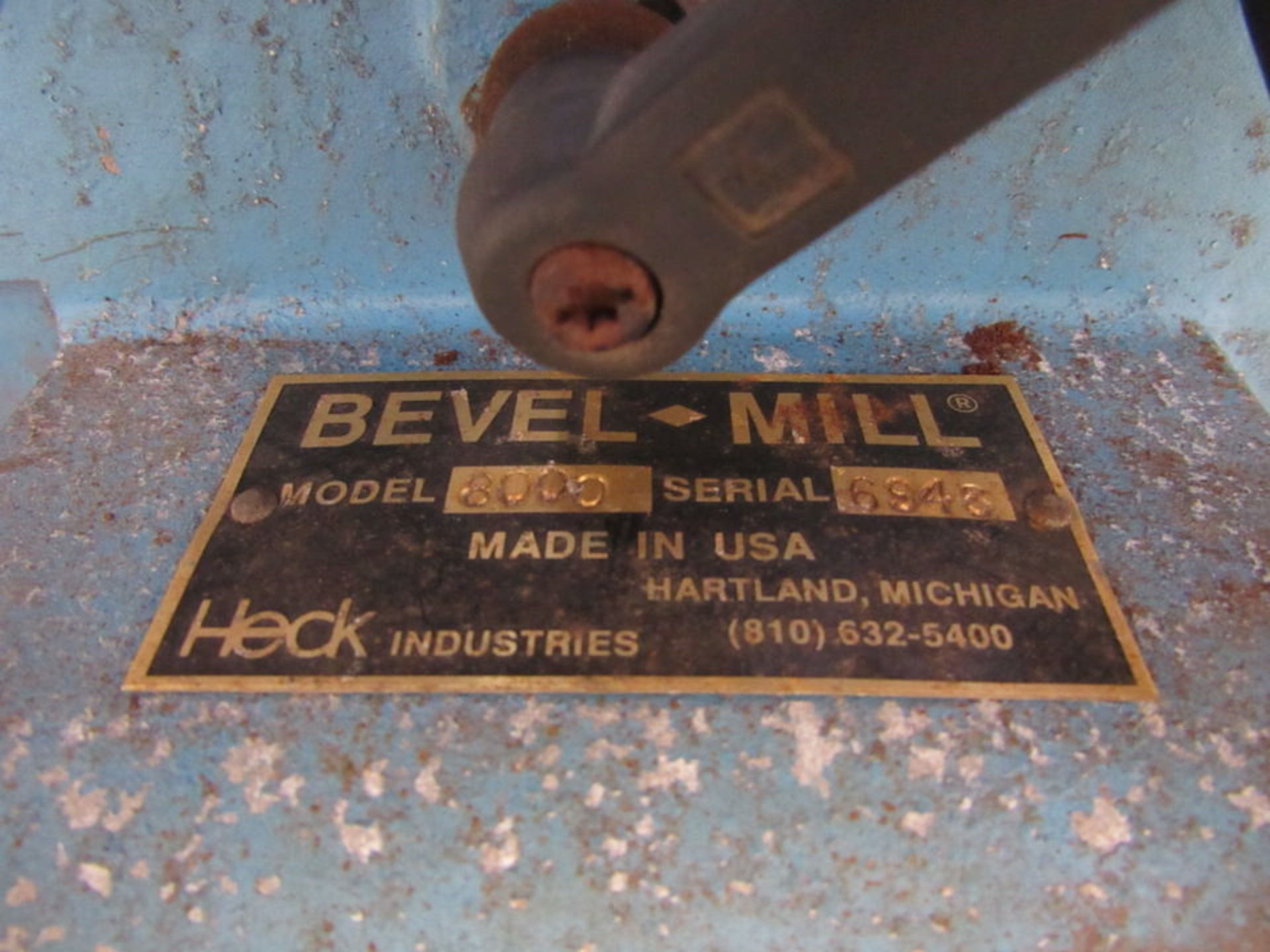 Portable Bevel Mill Model 8000 S/N 6946 - Image 2 of 2