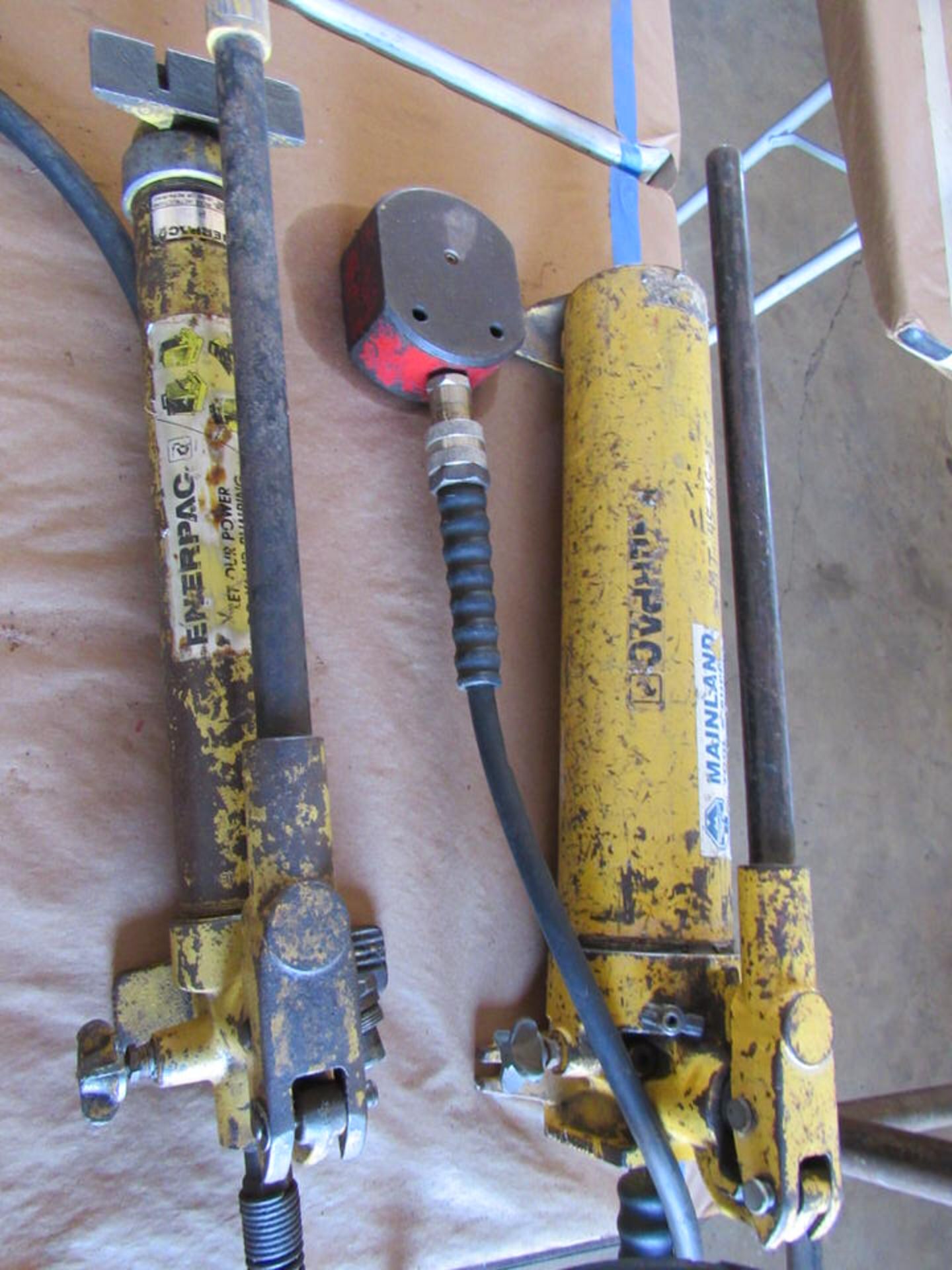 Two Enerpac Pnuematic Pumps