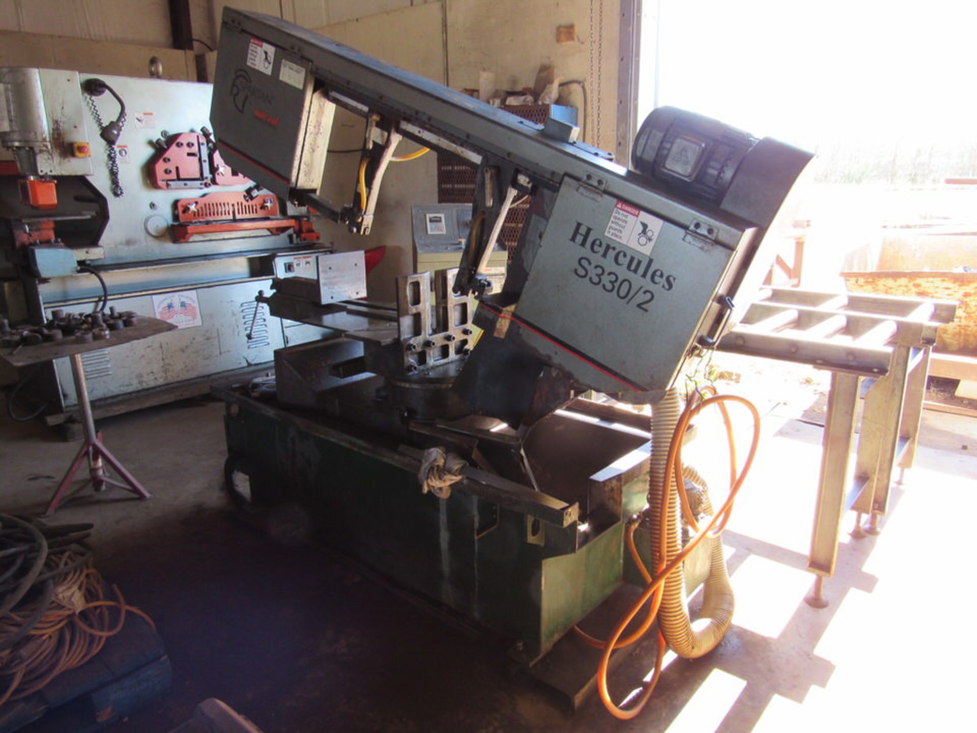 Marvel Spartan Hercules Model S330/2 Swivel Head High Speed Horizontal Bandsaw, new 2005, 12” x