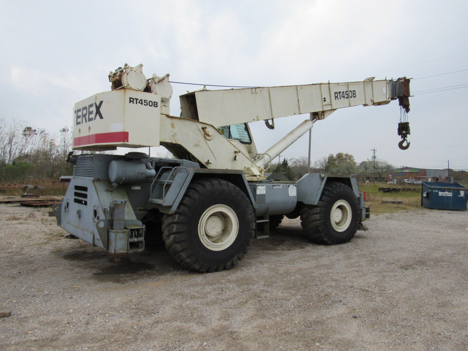 TEREX Model RT450B Rough Terrain Crane, 50 ton cap., 105’ boom ...