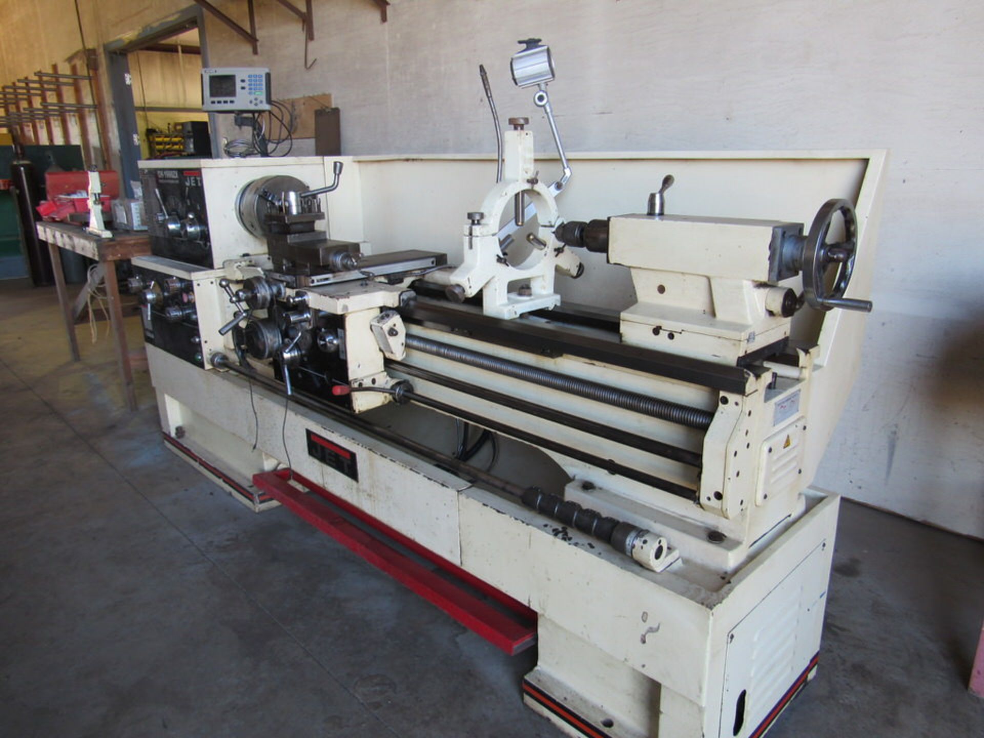 JET Model GH-1660-ZX Geared Head Gap Bed Engine Lathe, new 2009, 16” swing over bed, 10” over