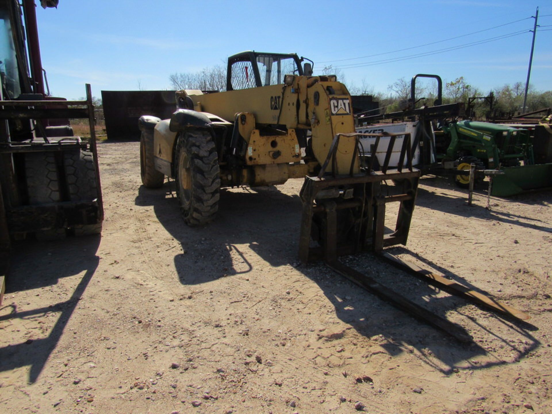 Caterpillar Model TH460B Telehandler, 8,800 lb. cap., 44’ boom height, 4 wheel drive, 7200 hrs., S/N - Image 3 of 3