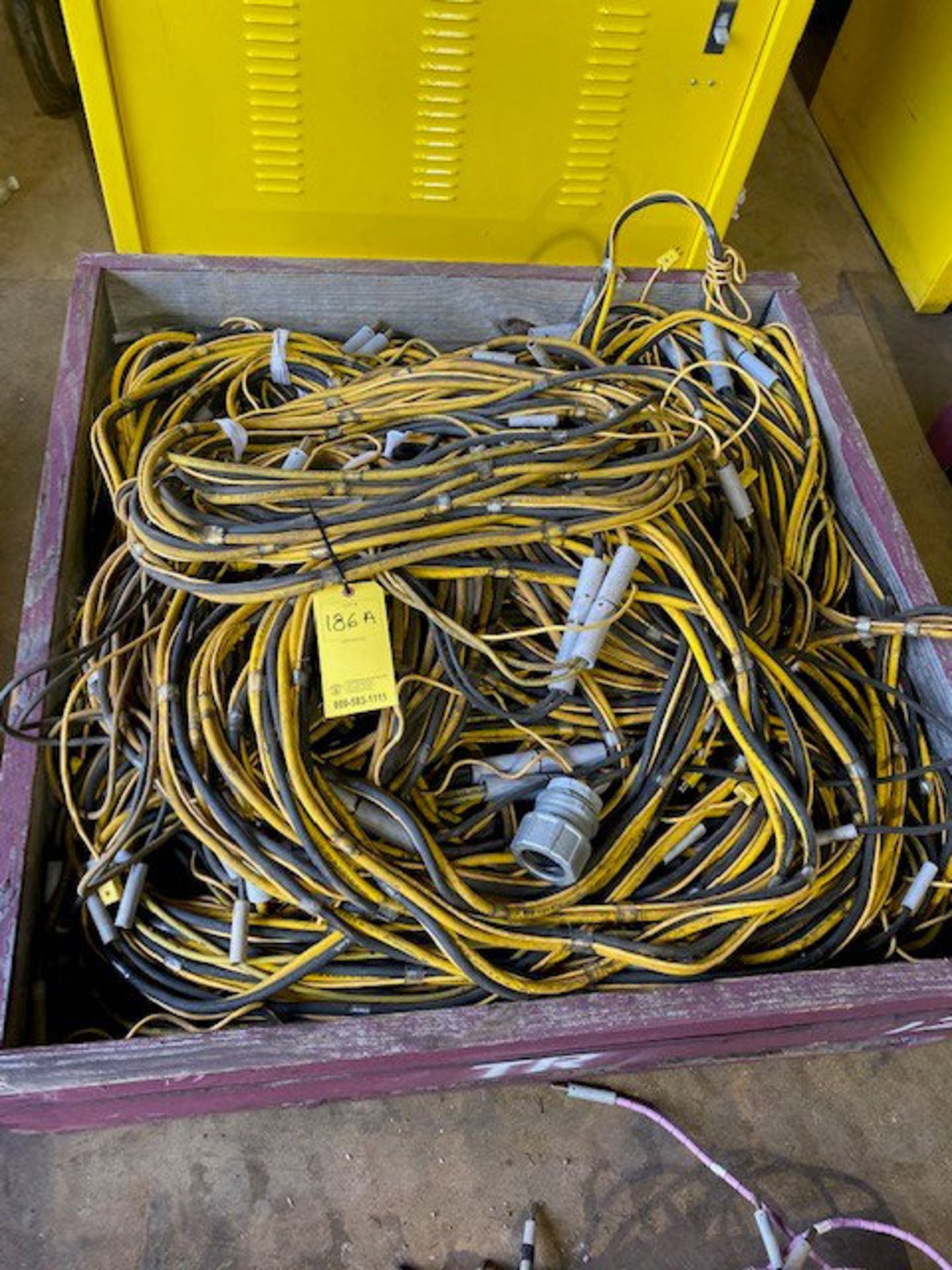 Lot of power cables