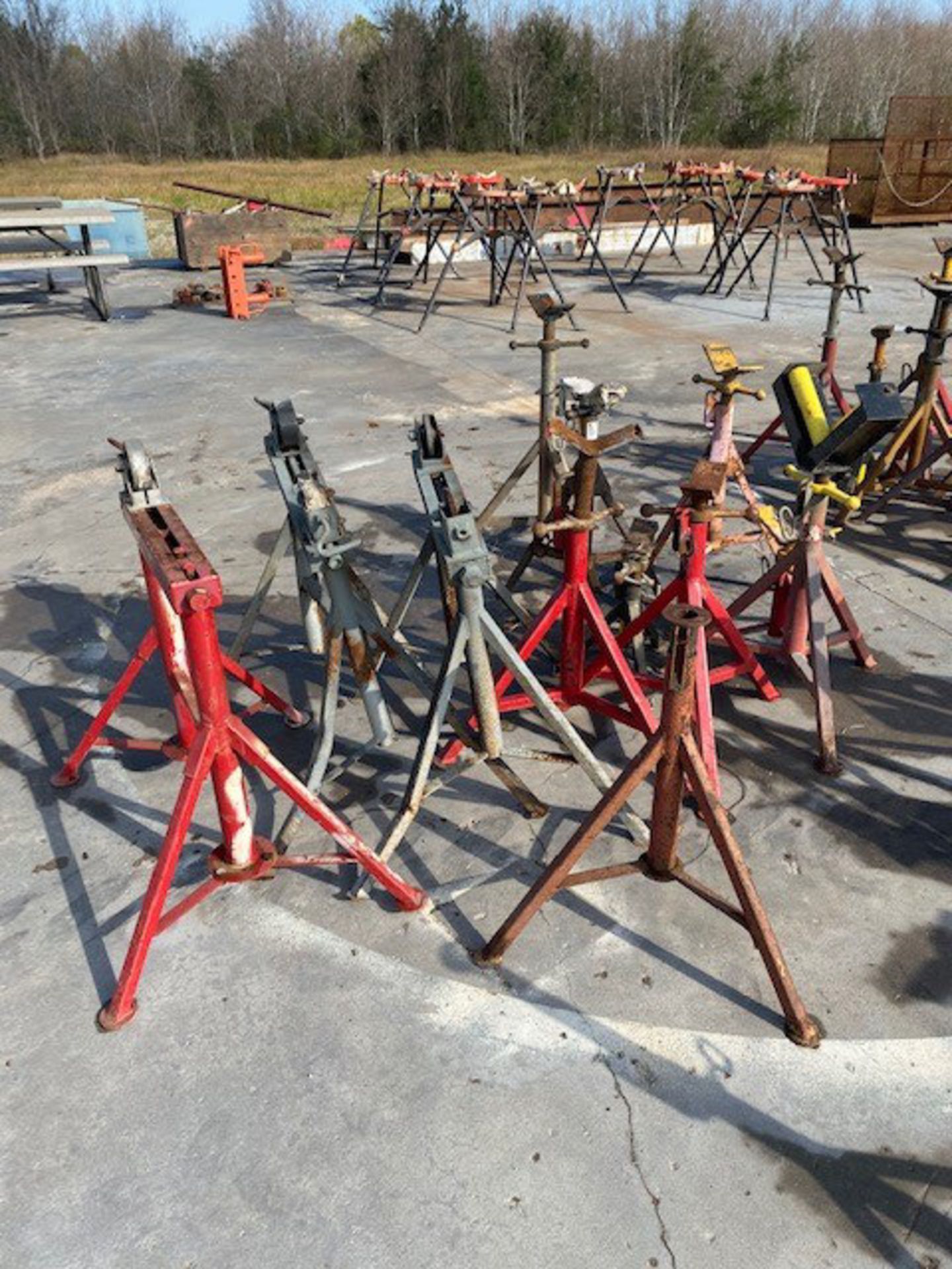 LOT: 10 Pipe Roller Stands