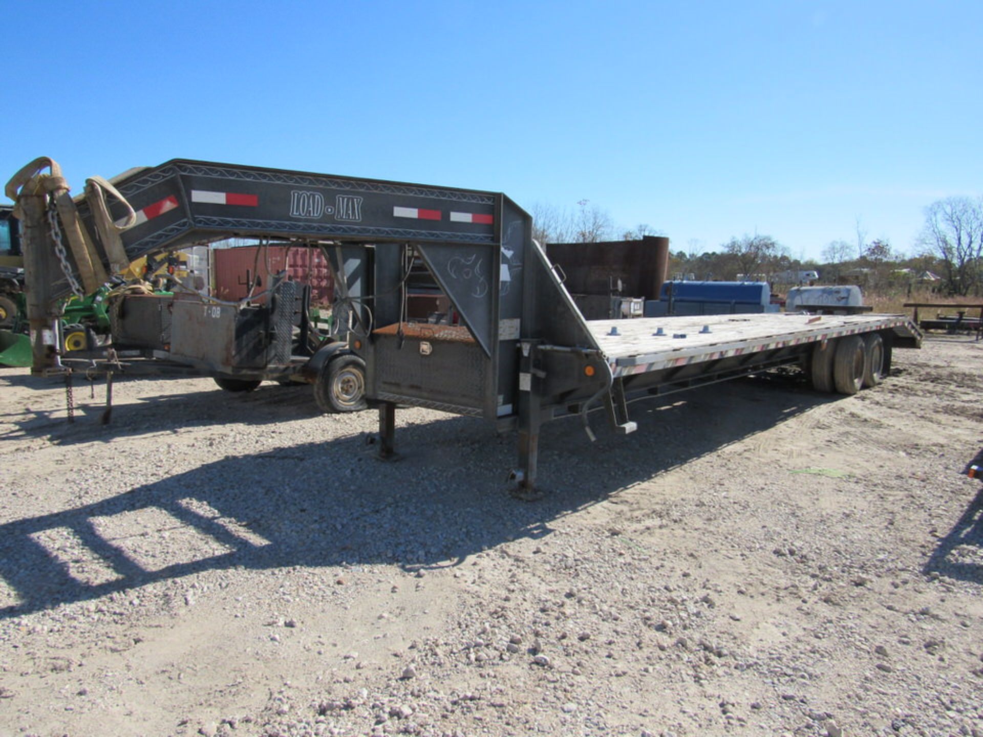 2008 LoadMax Gooseneck Trailer, 2-axle, with fold-up drive on ramps: O/A Length 43'; O/A Width 8' - Image 3 of 3