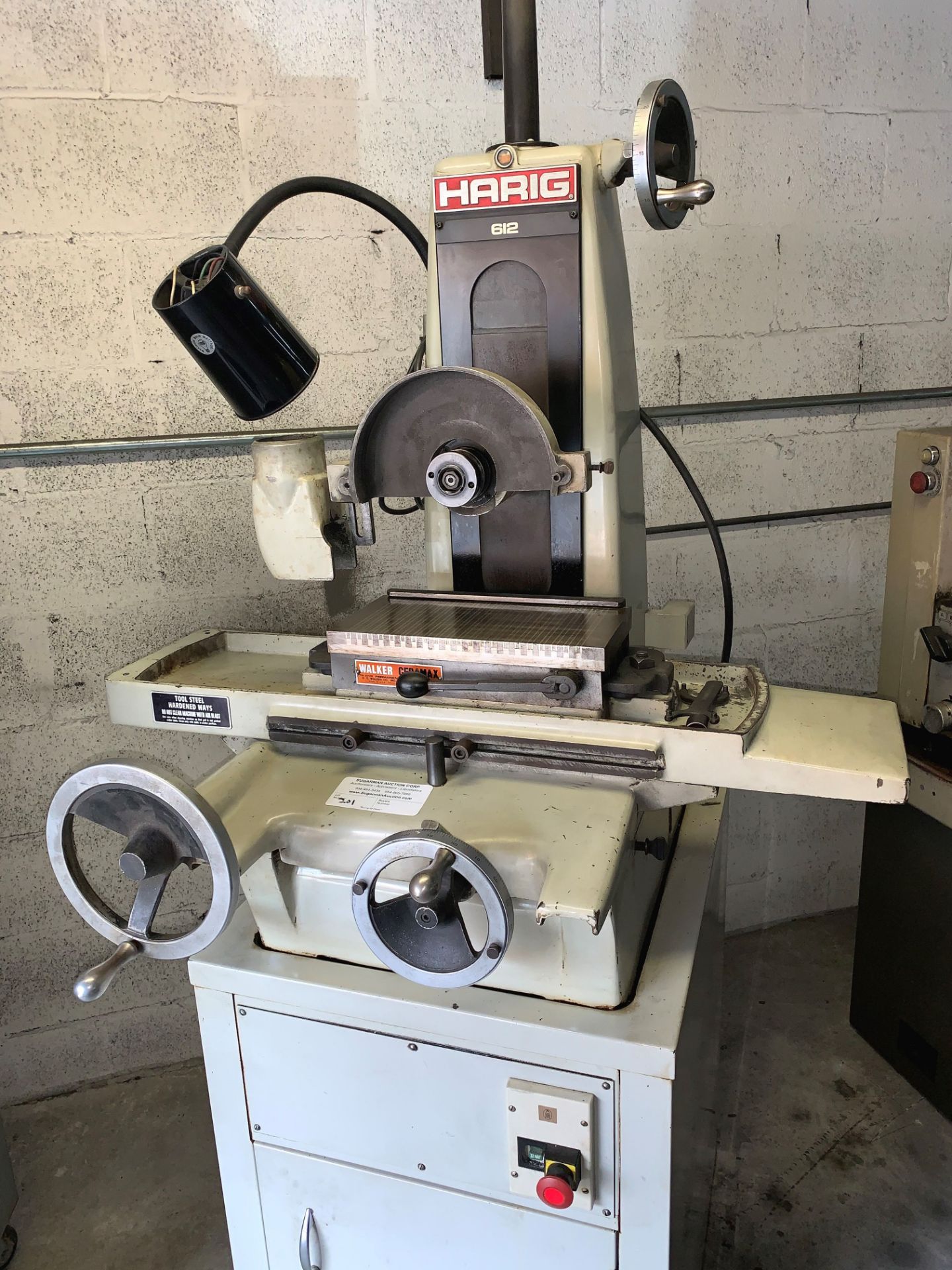 Harig 6 X 12 Surface Grinder, Serial # 9597